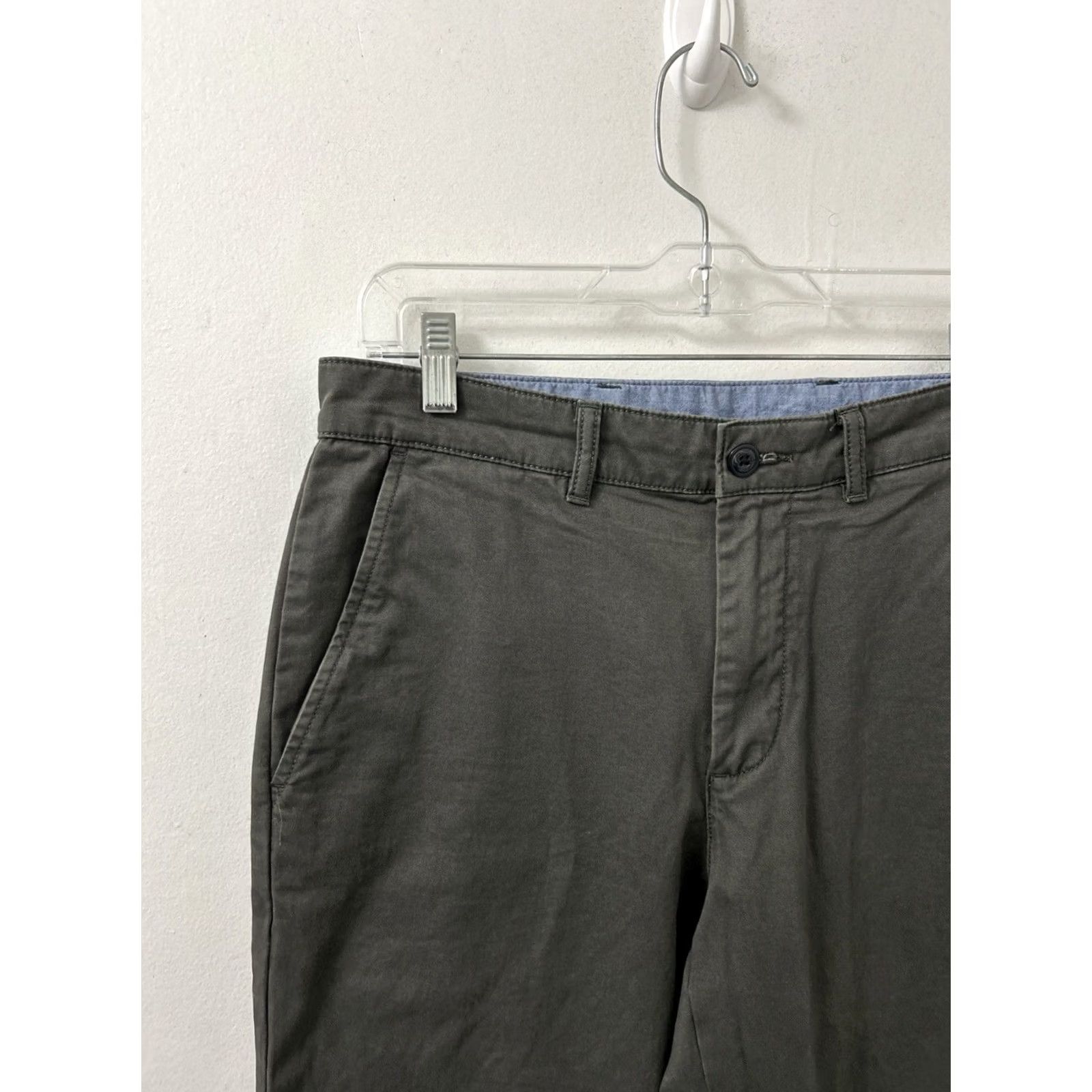 Vintage LL Bean Lakewashed Stretch Khakis Pants Mens 32x28 Gray Standard Fit 503736 - Size US 32 / EU 48 - 4 Thumbnail