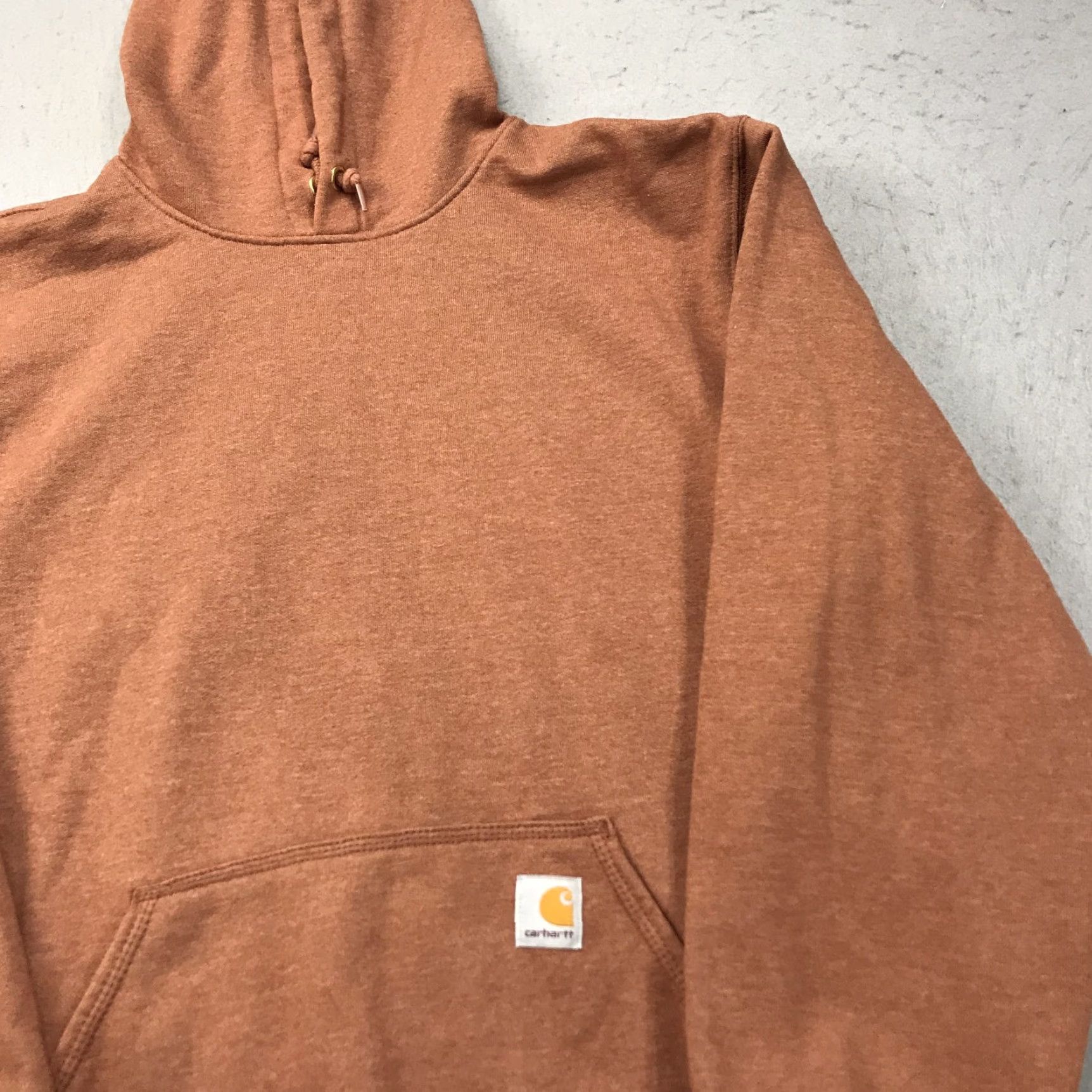 Carhartt Carhartt Hoodie Mens Large Orange Logo Size US L / EU 52-54 / 3 - 3 Thumbnail