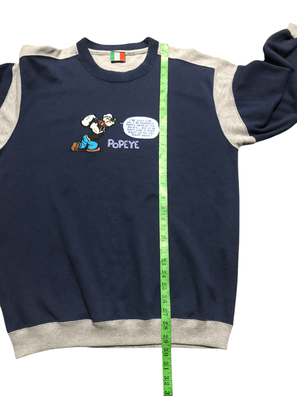 Gianni Valentino Vintage Gianni Valentino x Popeye Crewneck Sweatshirt Size US M / EU 48-50 / 2 - 14 Thumbnail