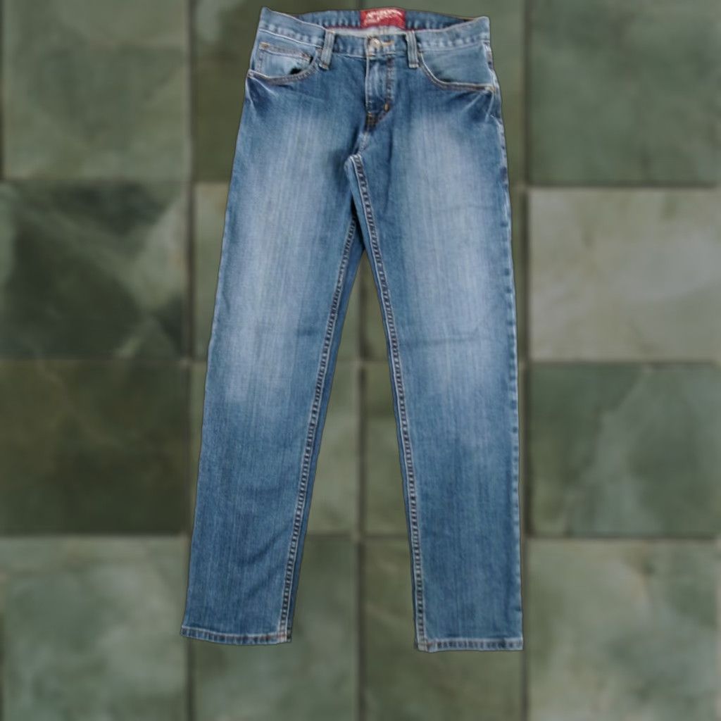 Vintage VINTAGE Arizona Jeans Mens Jeans 38x30 Slim Straight Blue Medium Wash 5-Pocket USA Western 80s 90s Logo Mens Size US 38 / EU 54 - 1 Thumbnail