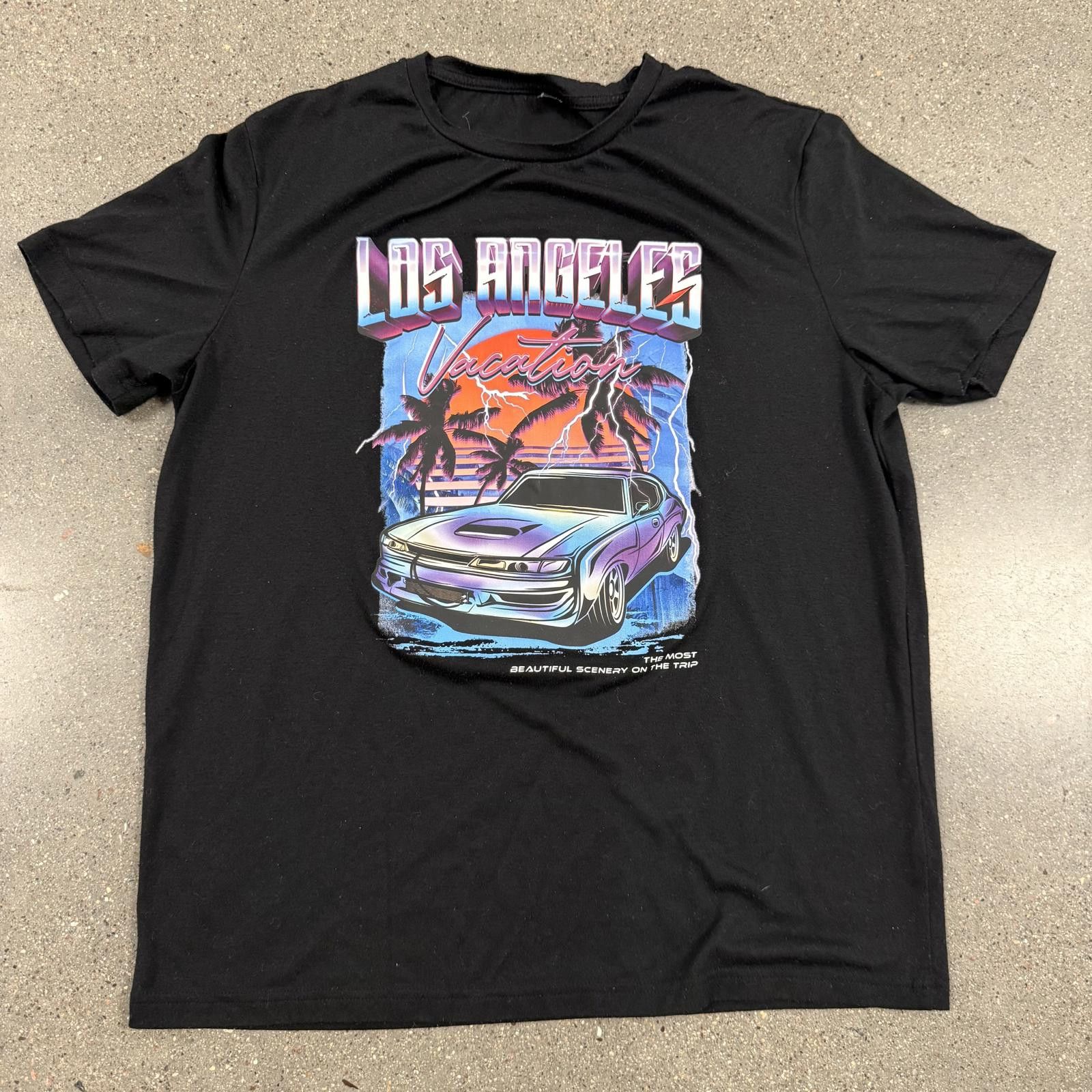 Shein Los Angeles Vintage Muscle Car Vacation Shirt Size L Size US L / EU 52-54 / 3 - 1 Thumbnail