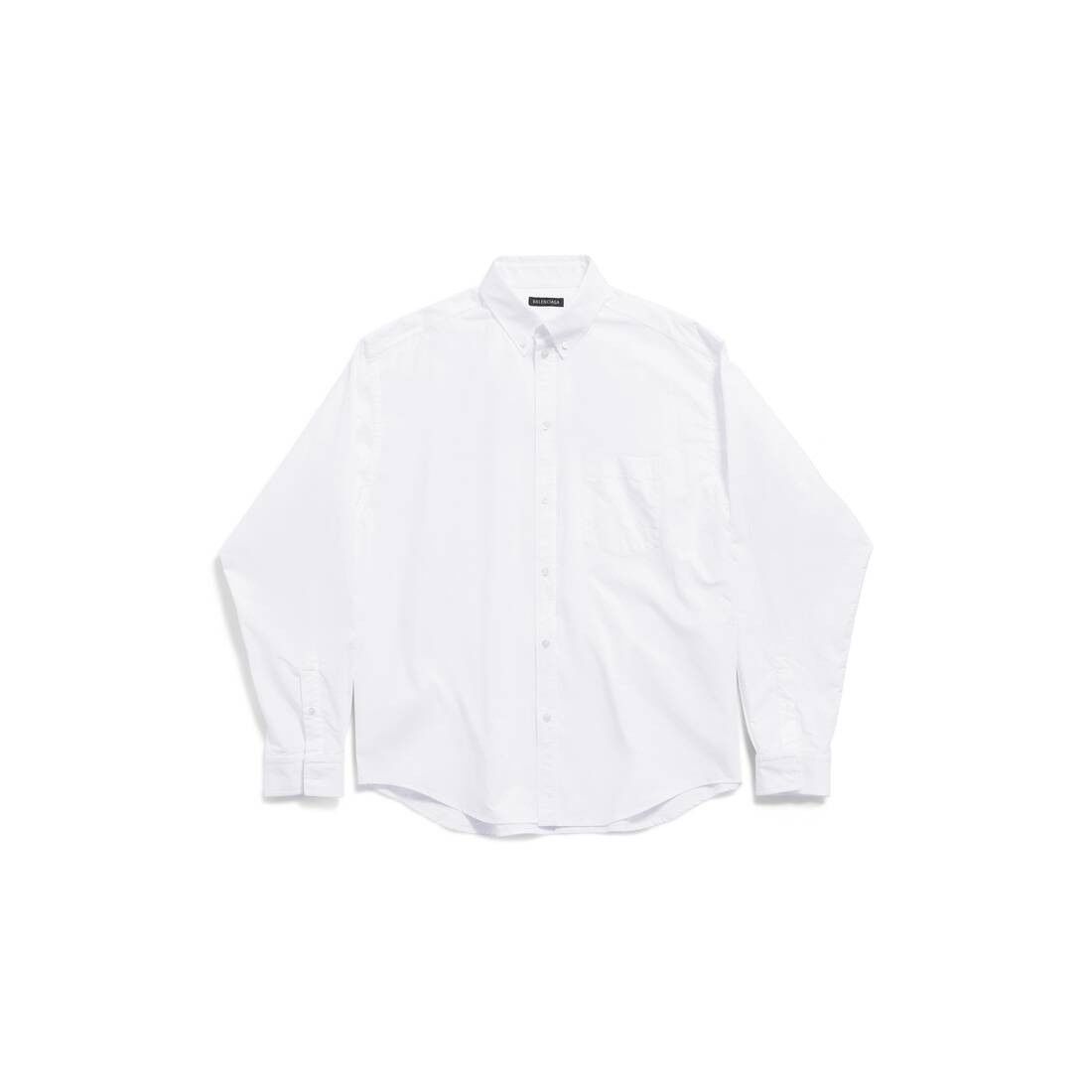 Balenciaga o1srvl11e0825 Political Stencil Shirt Large Fit in White Size US M / EU 48-50 / 2 - 1 Thumbnail