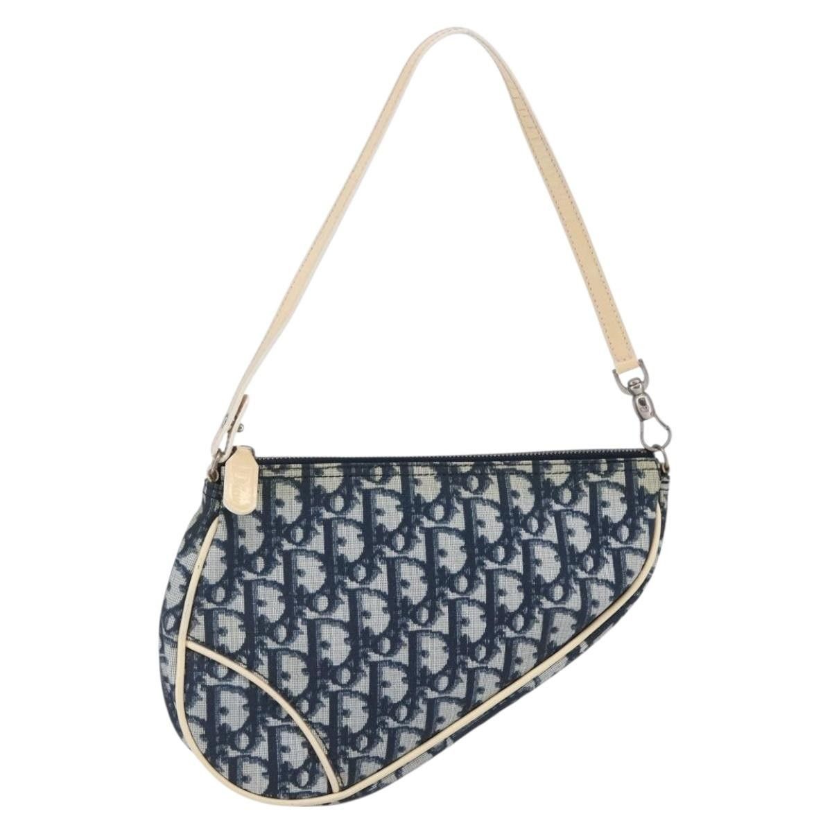 Dior Christian Dior Vintage Saddle Bag Diorissimo Canvas Size ONE SIZE - 1 Thumbnail