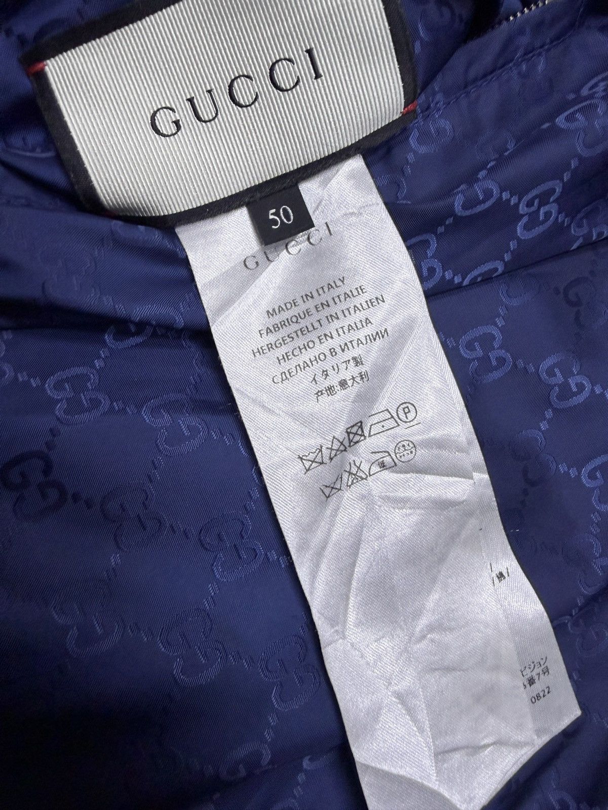 Gucci Gg nylon reversible bomper Size US M / EU 48-50 / 2 - 9 Thumbnail