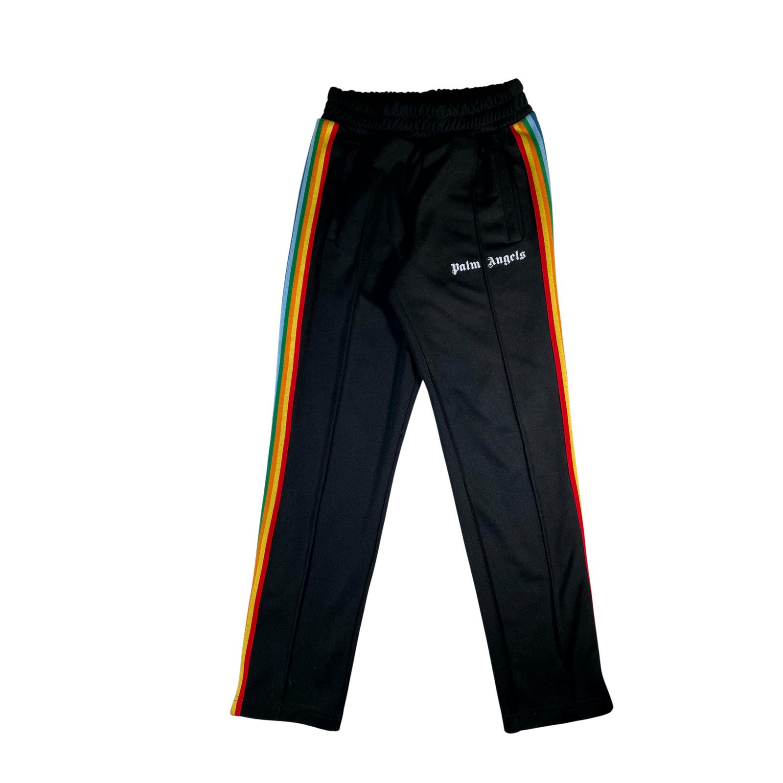 Palm Angels Black & Rainbow Sweatpants