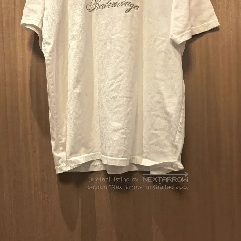 Balenciaga Balenciaga White embroidered logo short-sleeve, size L Size US L / EU 52-54 / 3 - 5 Thumbnail
