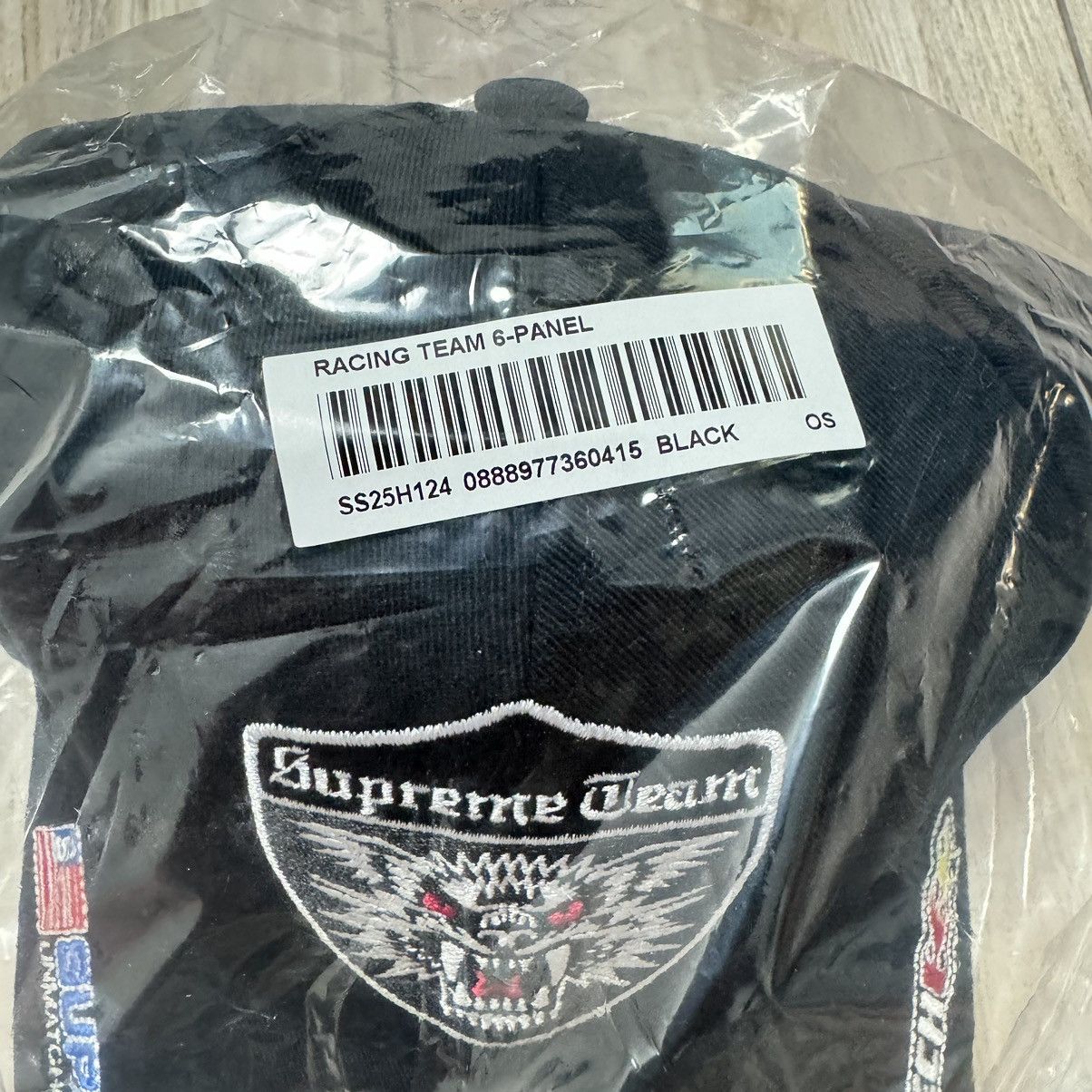 Supreme Supreme Racing Team 6-Panel Black Hat Multi Patch Deadstock Size ONE SIZE - 6 Thumbnail