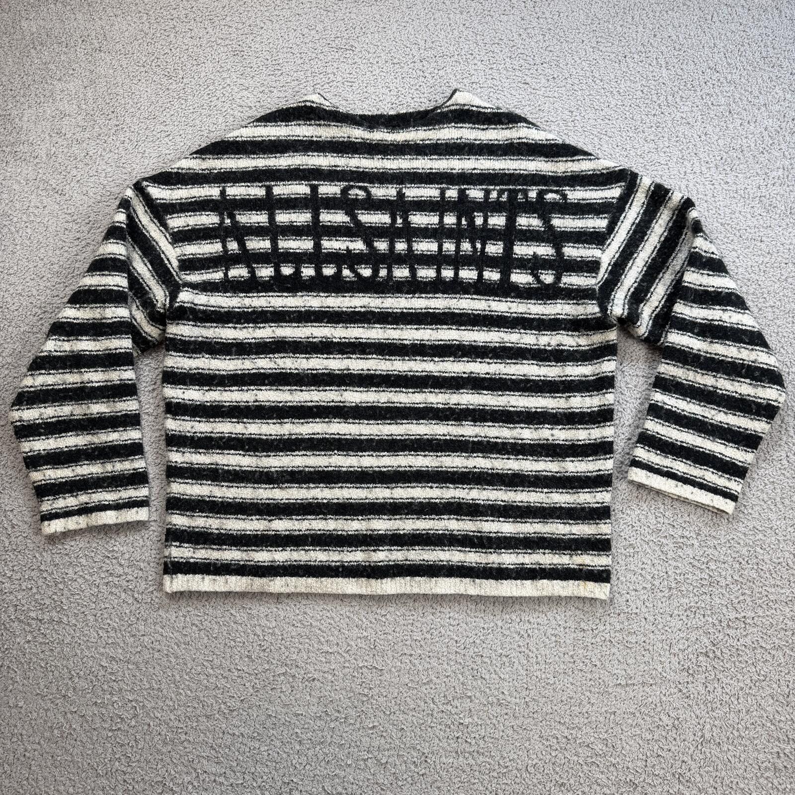 Allsaints AllSaints Womens Oversized Striped Wool Blend Sweater XS Size XS / US 0-2 / IT 36-38 - 1 Thumbnail