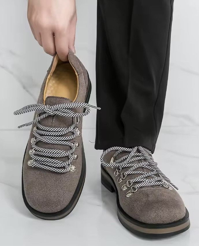 Other Casual Streetwear Beige Leather Retro Style Oxford Boots Size US 10.5 / EU 43-44 - 5 Thumbnail
