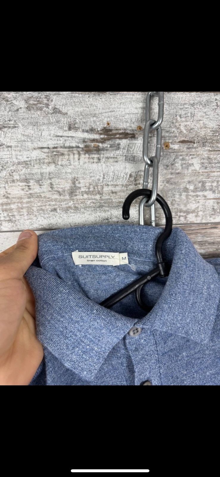 Suitsupply × Vintage Mens Vintage Suitsupply Wool Polo T Shirt Tee Size US M / EU 48-50 / 2 - 5 Thumbnail