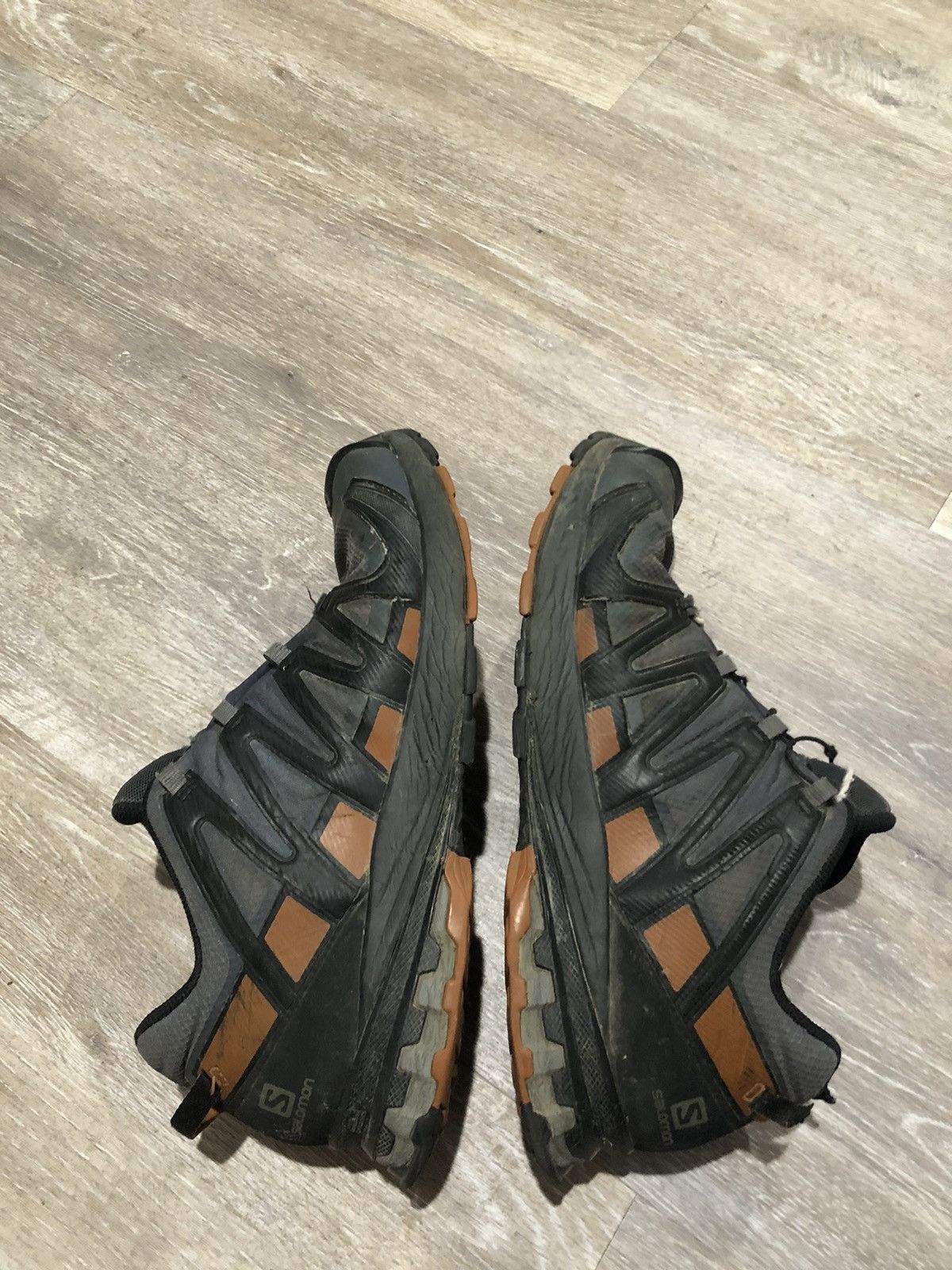 Salomon Salomon XA Pro 3D GTX Trail Running Shoes Ebony Caramel Size US 11 / EU 44 - 12 Thumbnail
