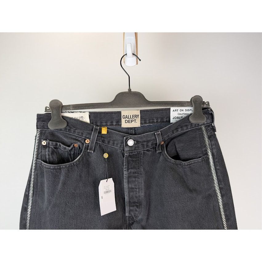 Gallery Dept. o1rshd1 Ready LA Flare Denim Jeans in Black Size US 32 / EU 48 - 2 Thumbnail
