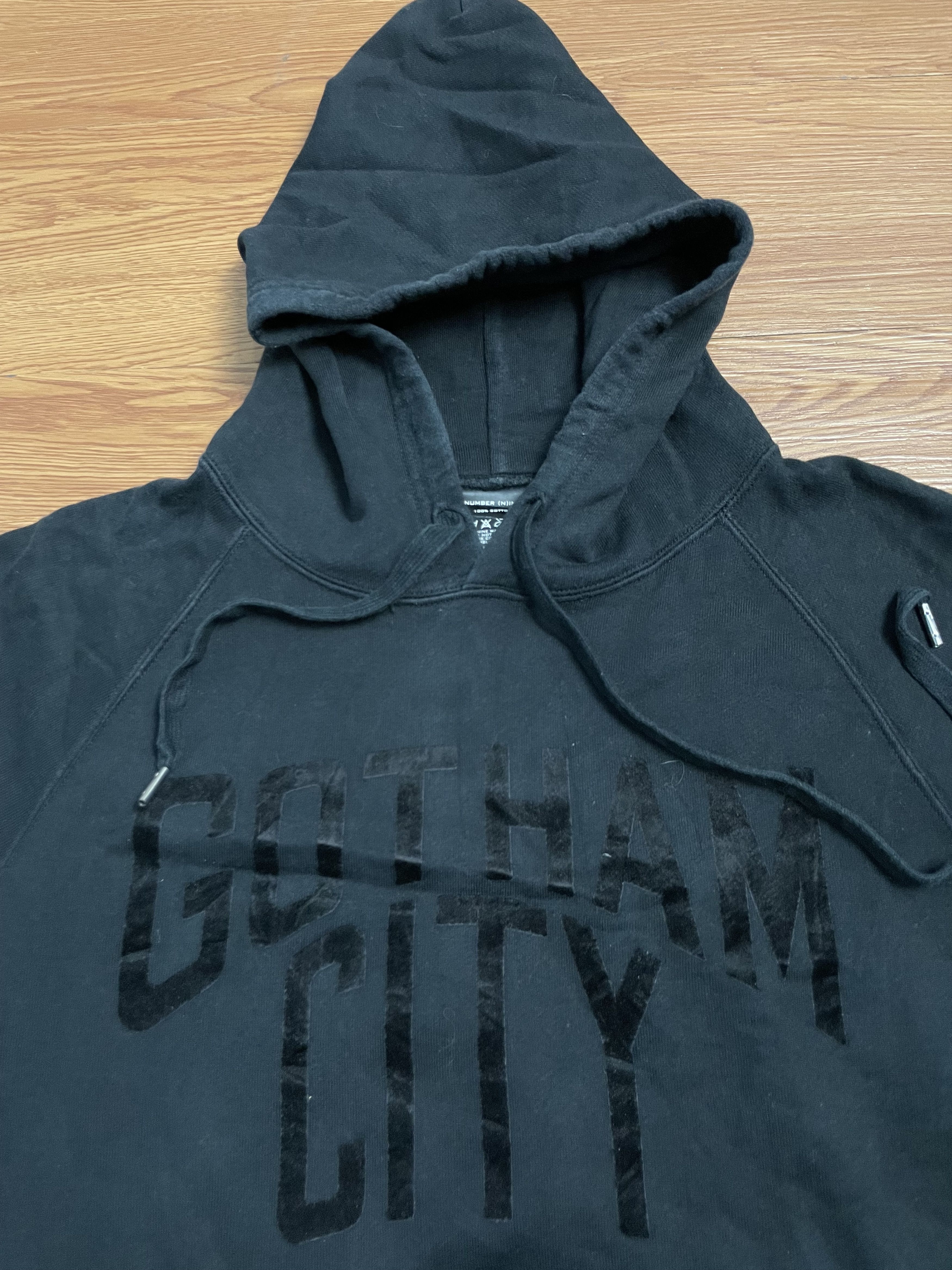 Number (N)ine Number Nine “GOTHAM CITY” Hoodie Size US L / EU 52-54 / 3 - 3 Thumbnail