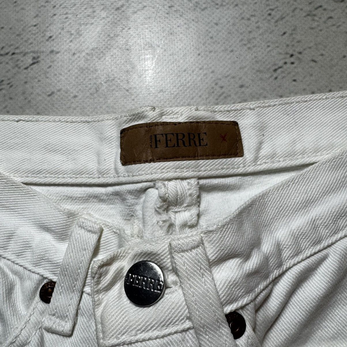Ferre luxury ferre jeans flowers print with big logo y2k rare Size 38" / US 16 / IT 52 - 8 Thumbnail