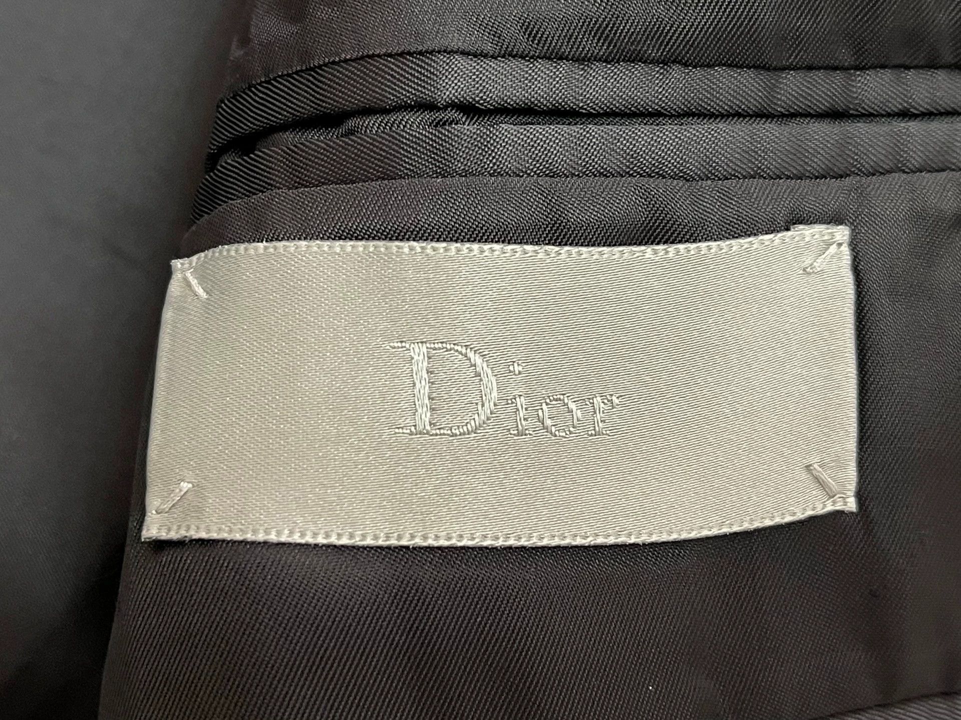 Dior Dior Homme Blue Wool Tuxedo 48 Size 48R - 4 Thumbnail