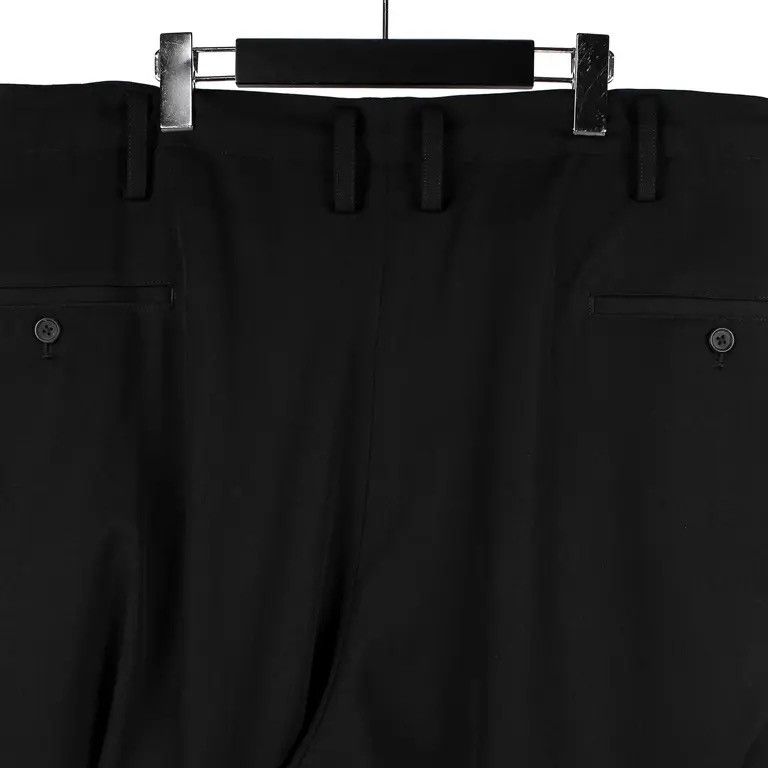 Yohji Yamamoto Yohji Yamamoto Pour Homme Wool Thick Wide Random Tuck Pants Size US 34 / EU 50 - 7 Thumbnail