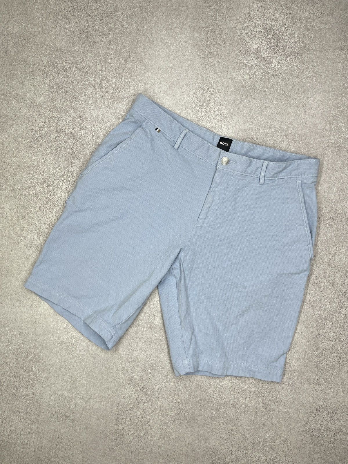 Hugo Boss Mens Hugo Boss Slice Short Blue Size L Size US 34 / EU 50 - 5 Thumbnail