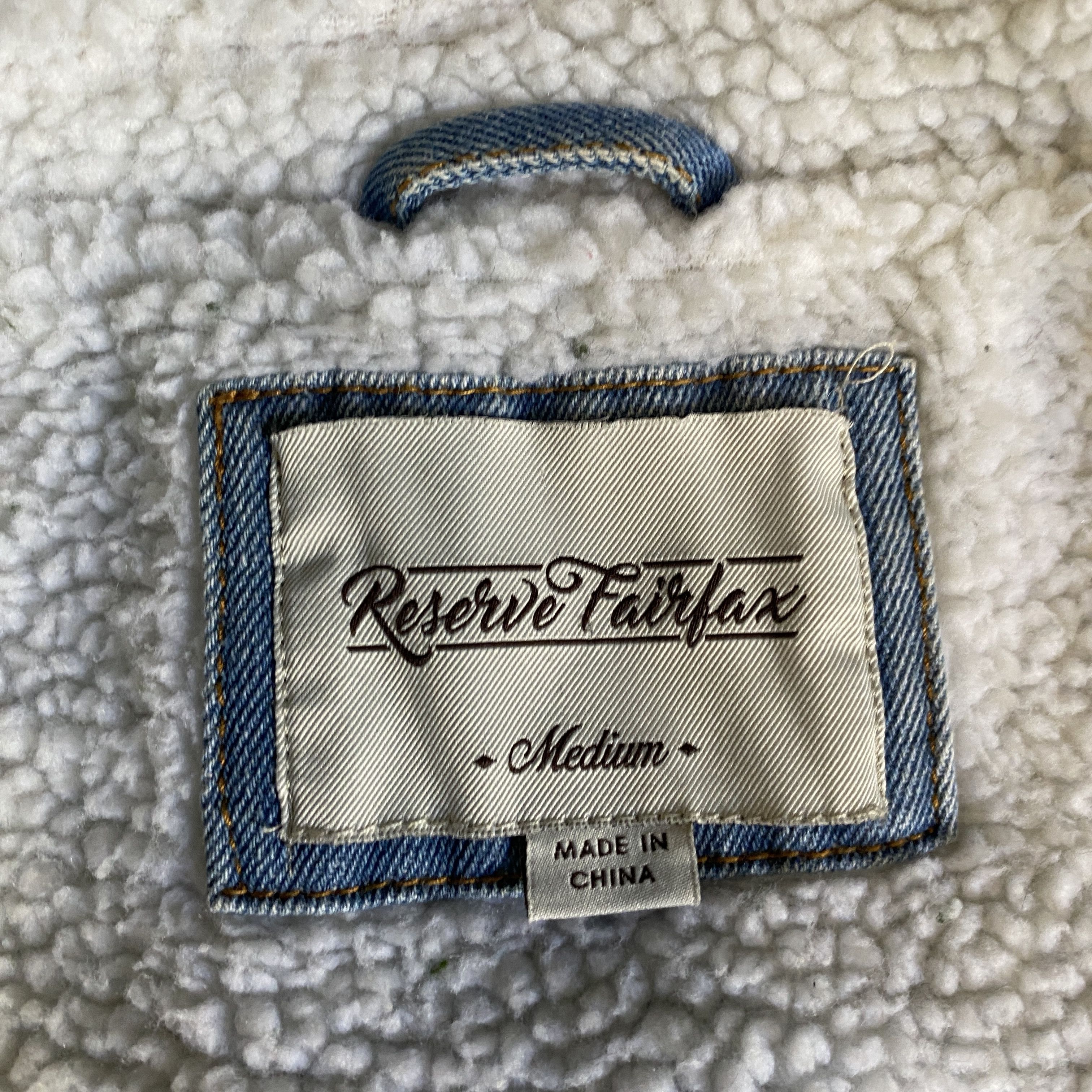 Other Reserve Fairfax Sherpa Lined Denim Jacket - Size Medium Size M / US 6-8 / IT 42-44 - 14 Thumbnail