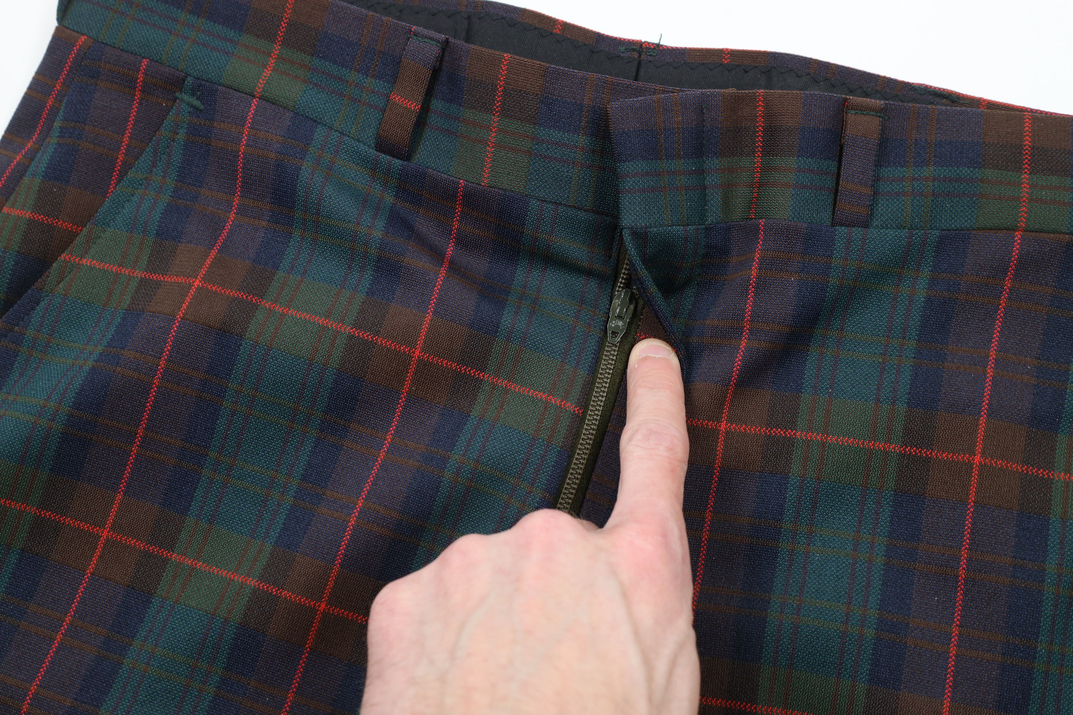 Vintage Vintage 60s 70s Streetwear Bell Bottoms Pants Rainbow Plaid Size US 32 / EU 48 - 6 Thumbnail