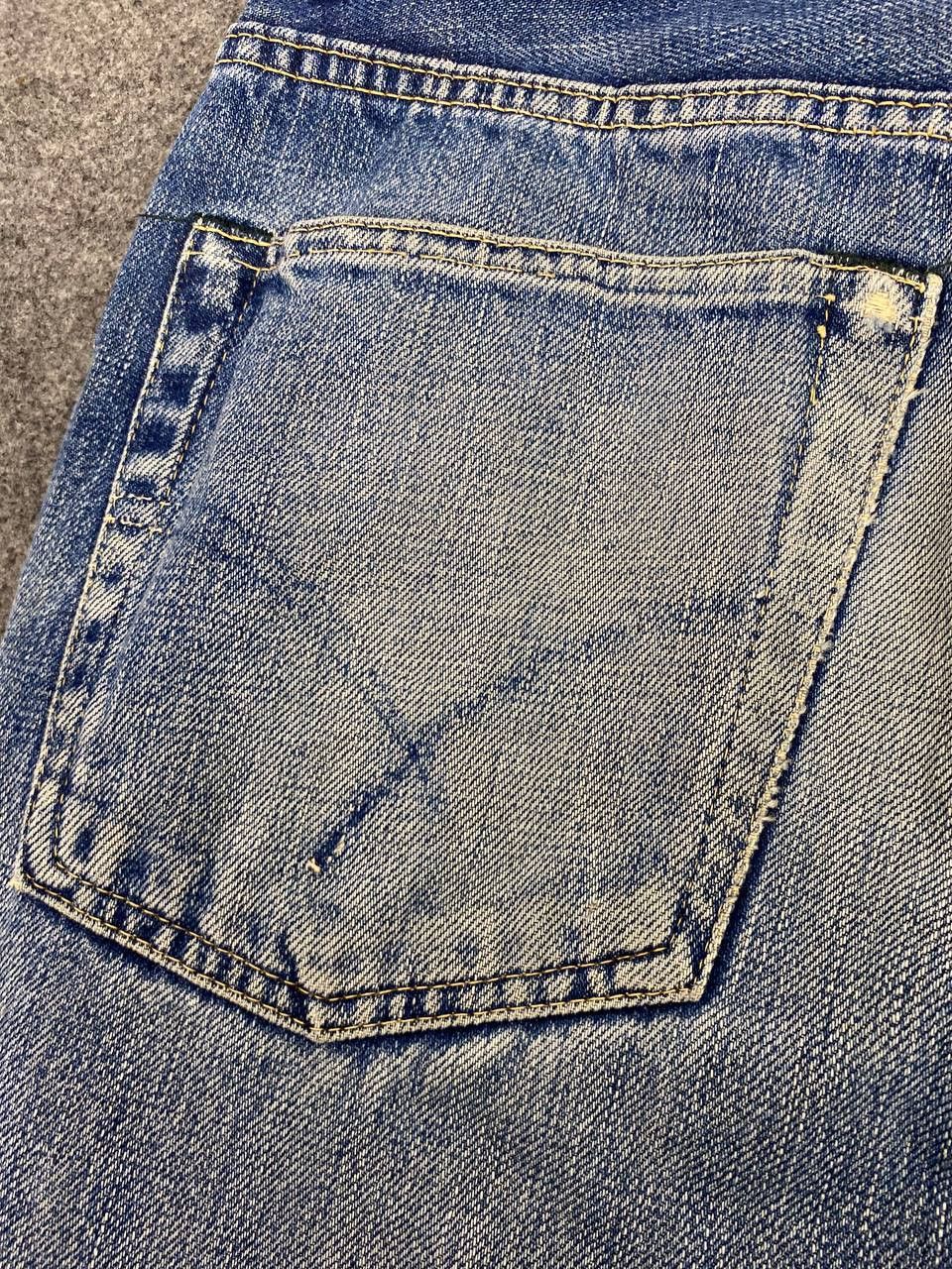 Japanese Brand vintage hr market selvedge distressed denim nice design Size US 32 / EU 48 - 5 Thumbnail