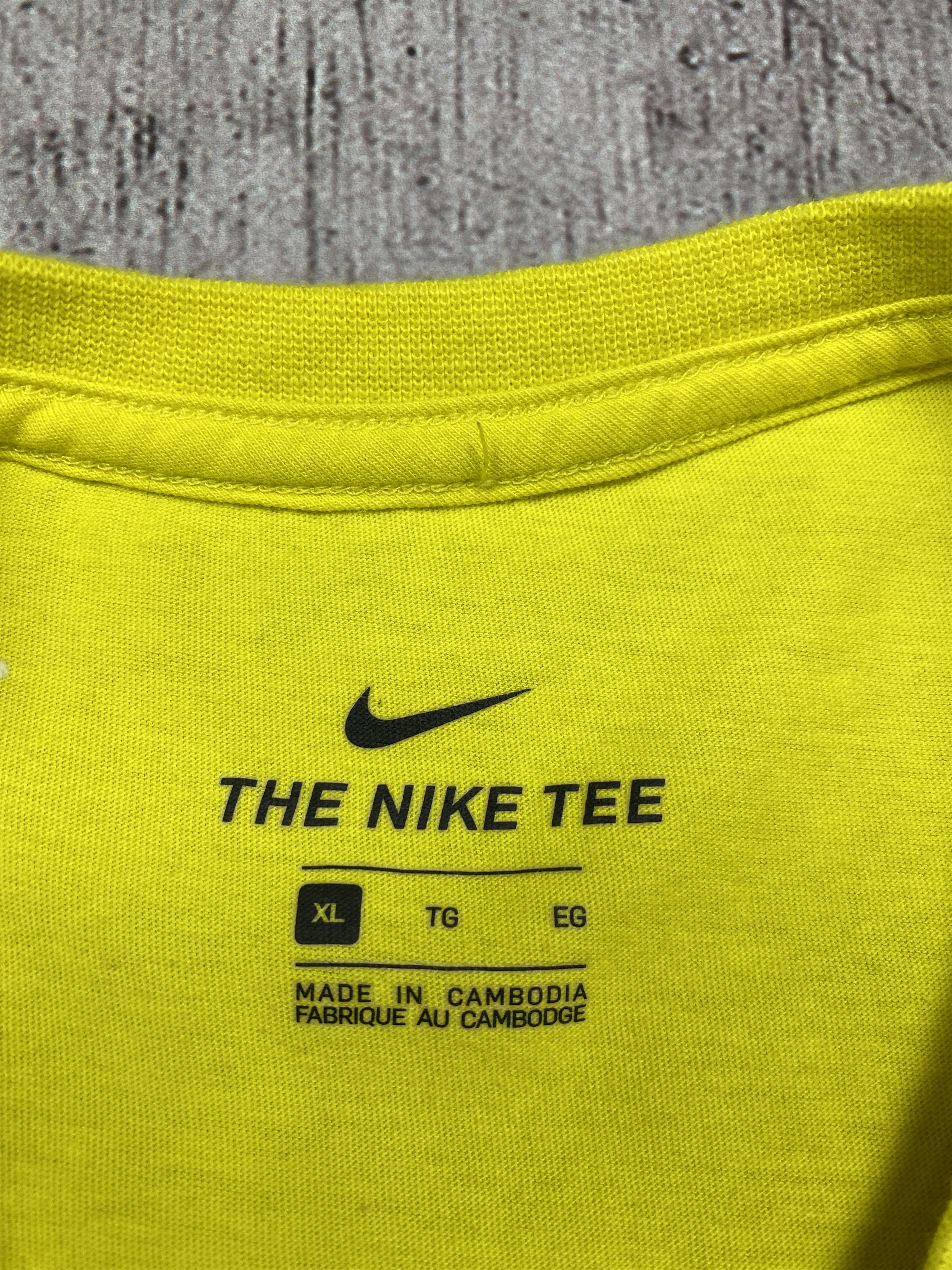 Nike × Vintage Nike Vintage Yellow T-Shirt Size US XL / EU 56 / 4 - 4 Thumbnail