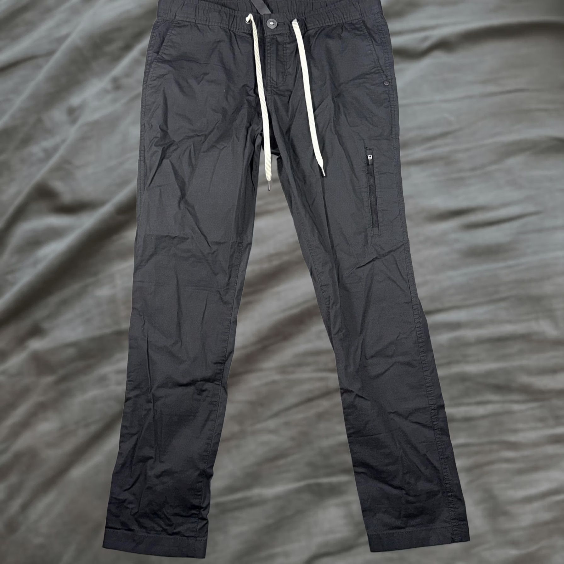Vuori Vuori Pants Mens M Gray Lightweight Elastic Waist Zip Pocket Hiking Khakis Size US 31 - 1 Thumbnail