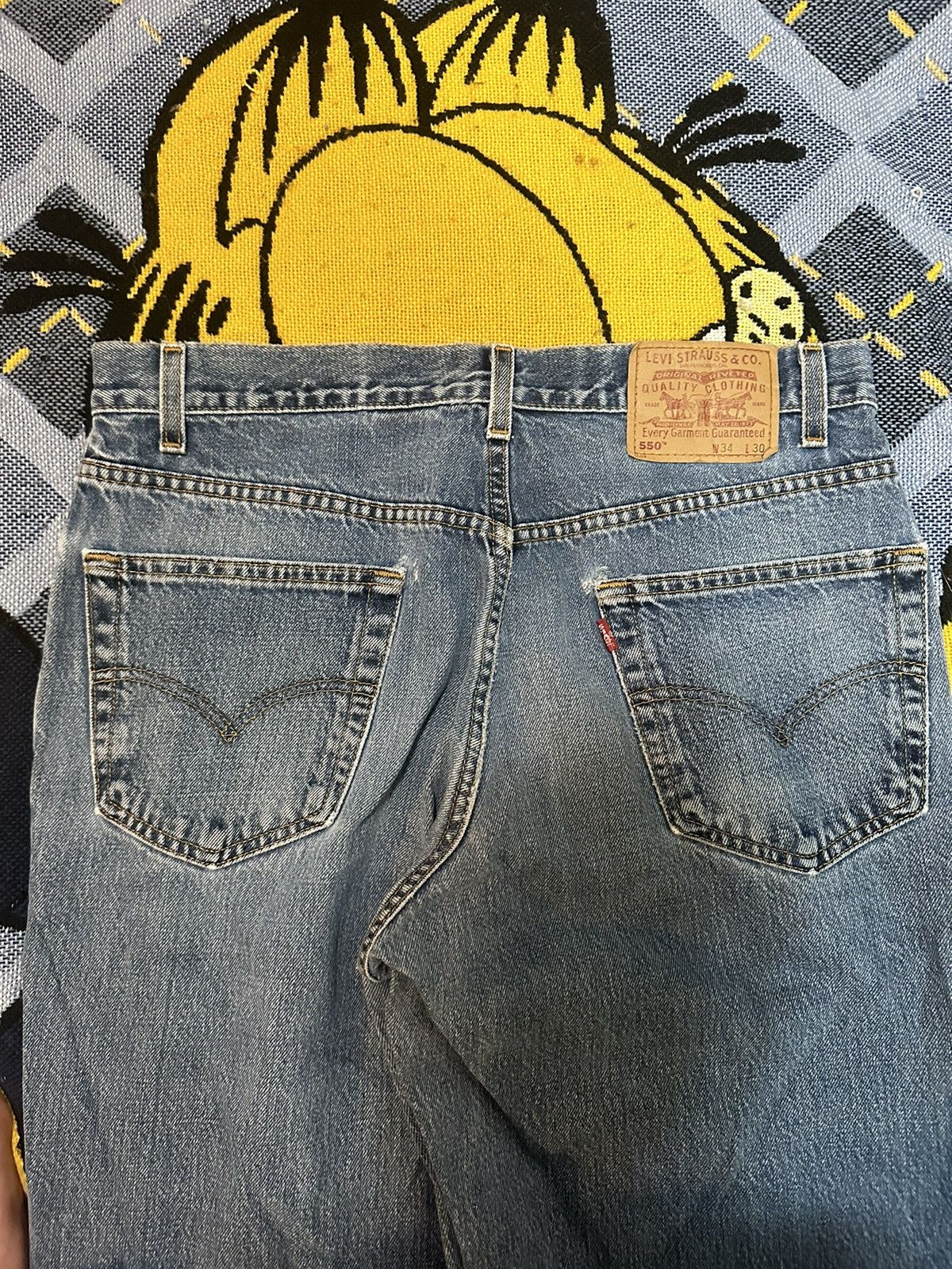 Levi's Vintage Y2K Levis 550 Denim Jeans Size US 33 - 4 Thumbnail