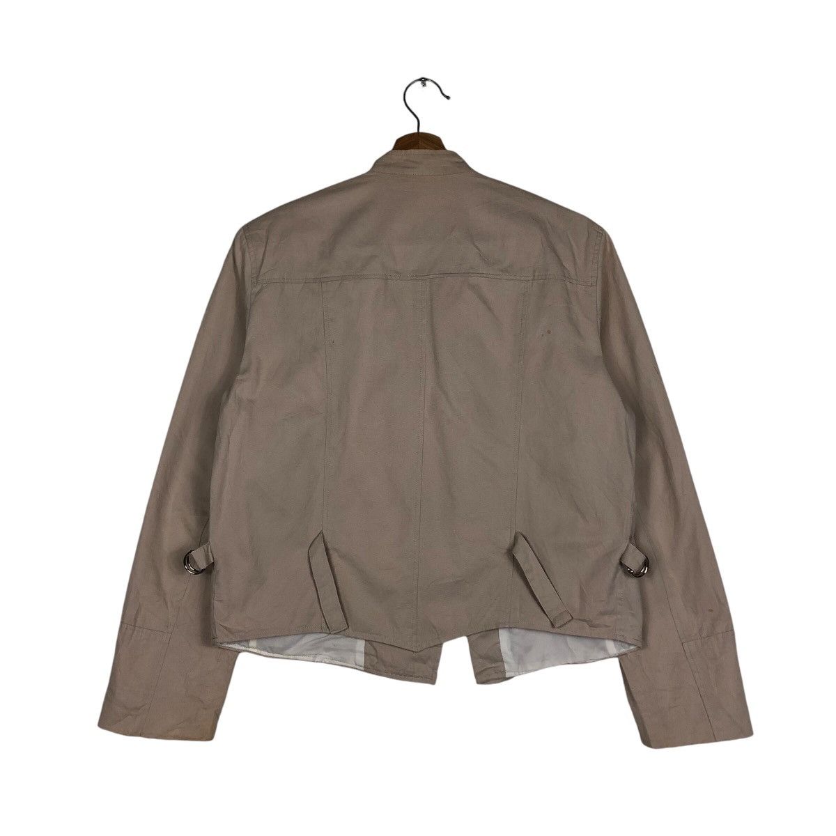 agnes b. 📌Cropped Biker Jacket Agnes B. Double Layer Breast Rare Size M / US 6-8 / IT 42-44 - 9 Thumbnail