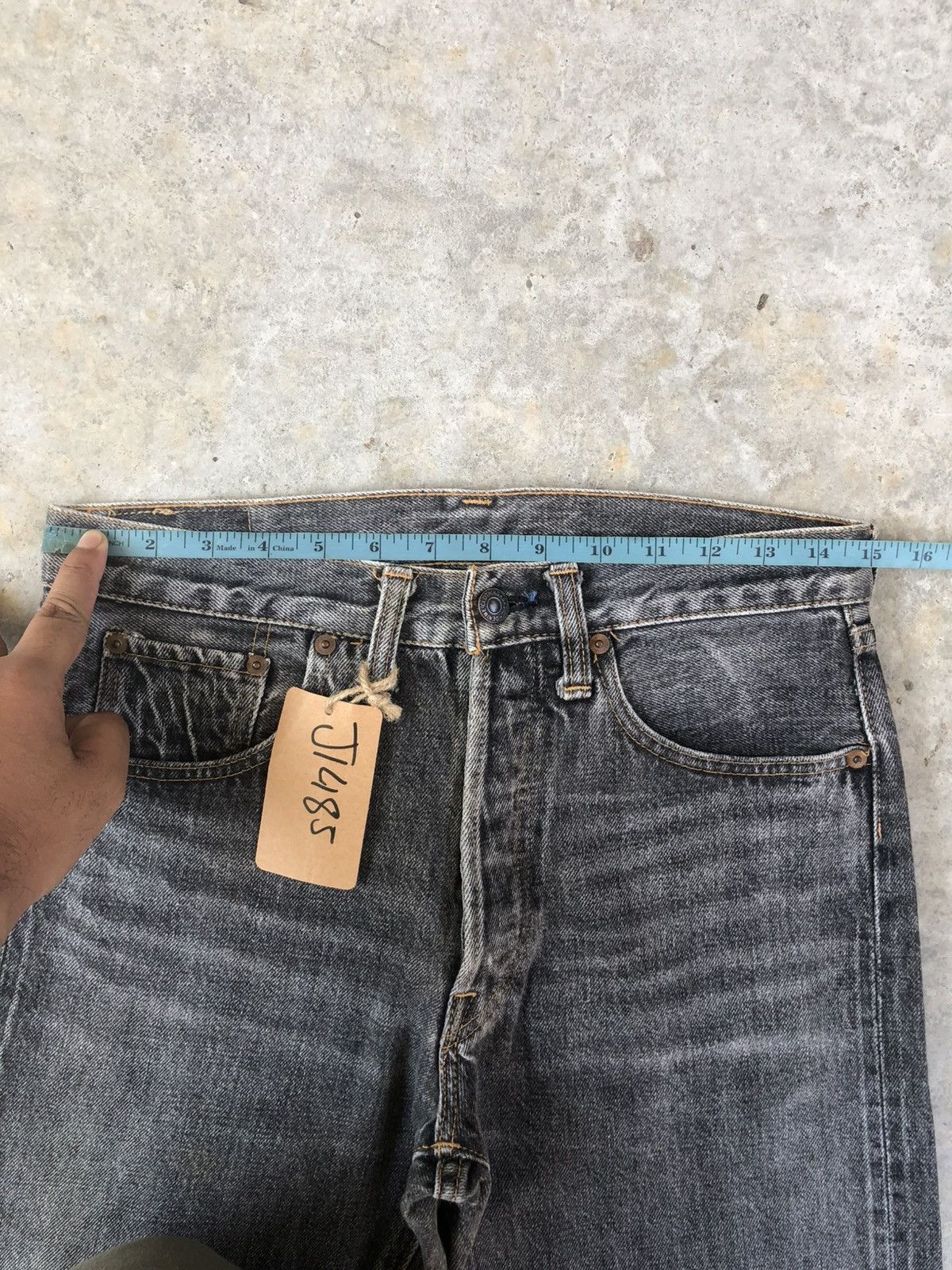 Denime Denime Orizzonti Distressed Jeans Selvedge Denim Size US 30 / EU 46 - 23 Thumbnail