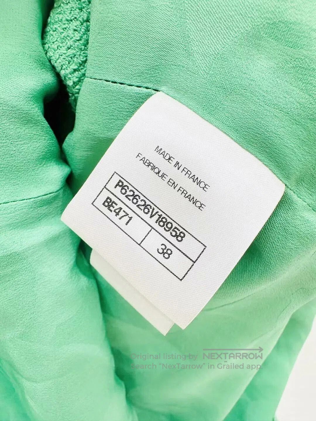 Chanel Chanel 20SS Station Green Coat. Size S / US 4 / IT 40 - 4 Thumbnail