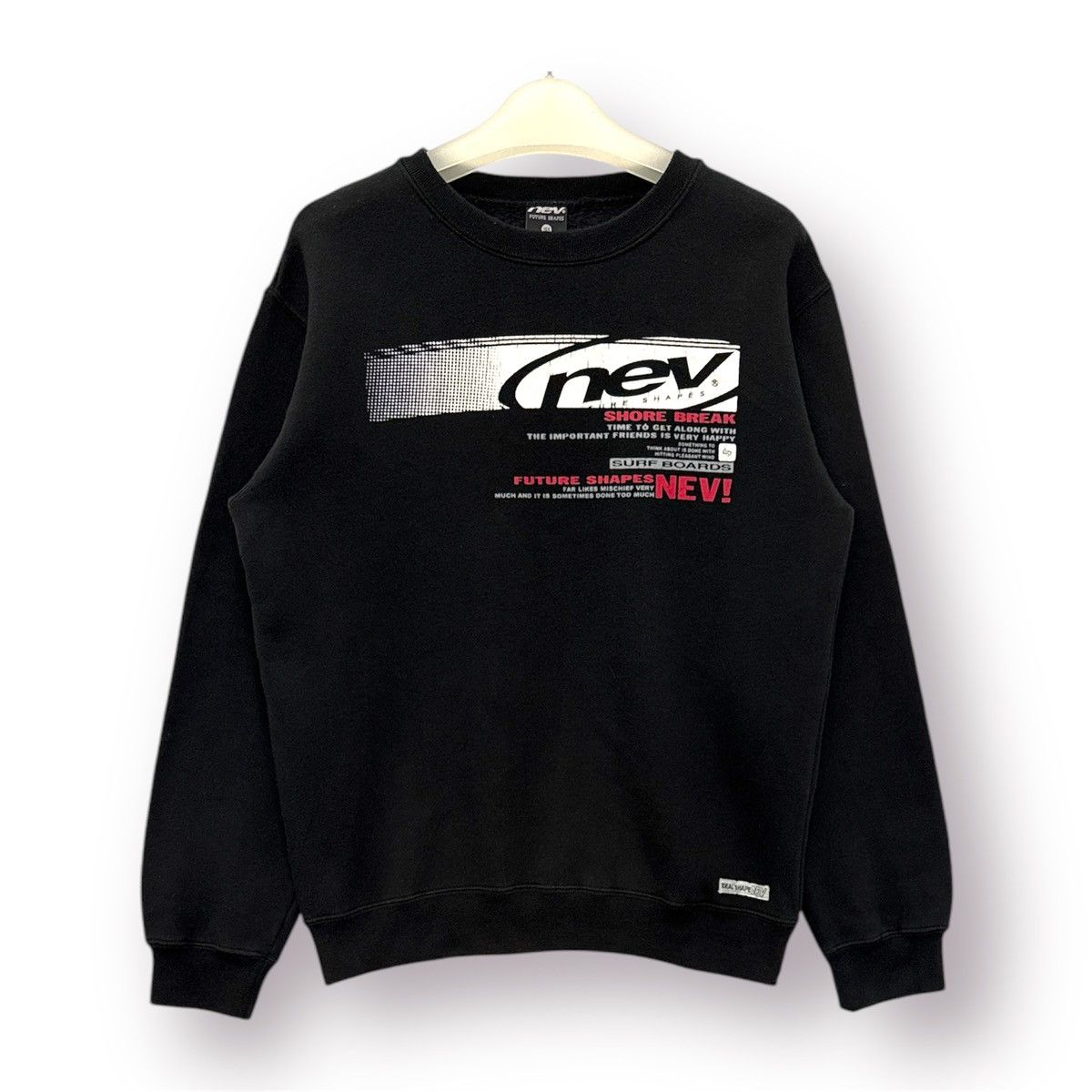 Japanese Brand 🔥 NEV SURF FUTURE SHAPE ROUNDNECK SWEATSHIRT Size US XS / EU 42 / 0 - 1 Thumbnail