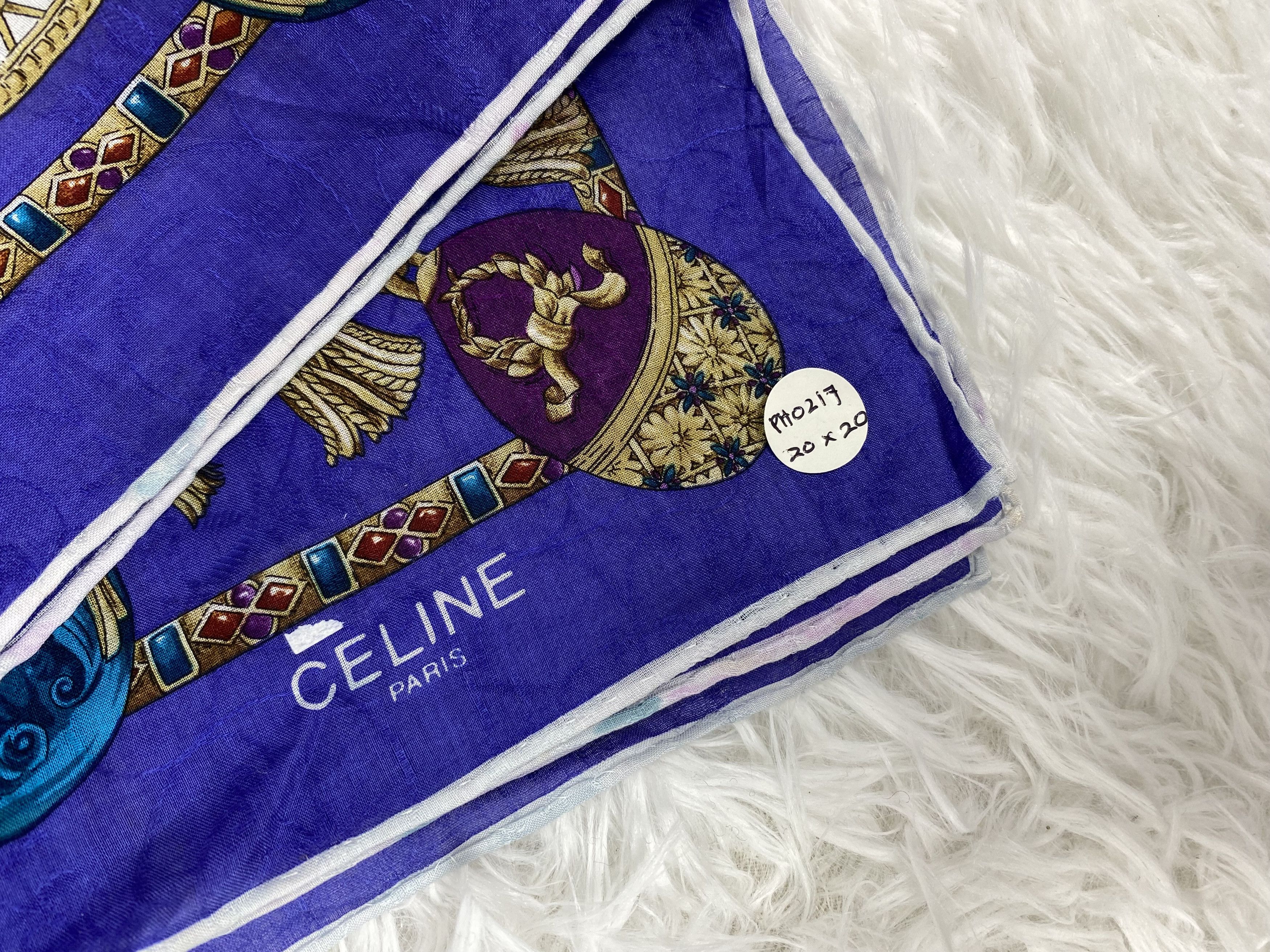 Celine Vintage Celine Handkerchief Neckerchief PH0217 Size ONE SIZE - 2 Thumbnail