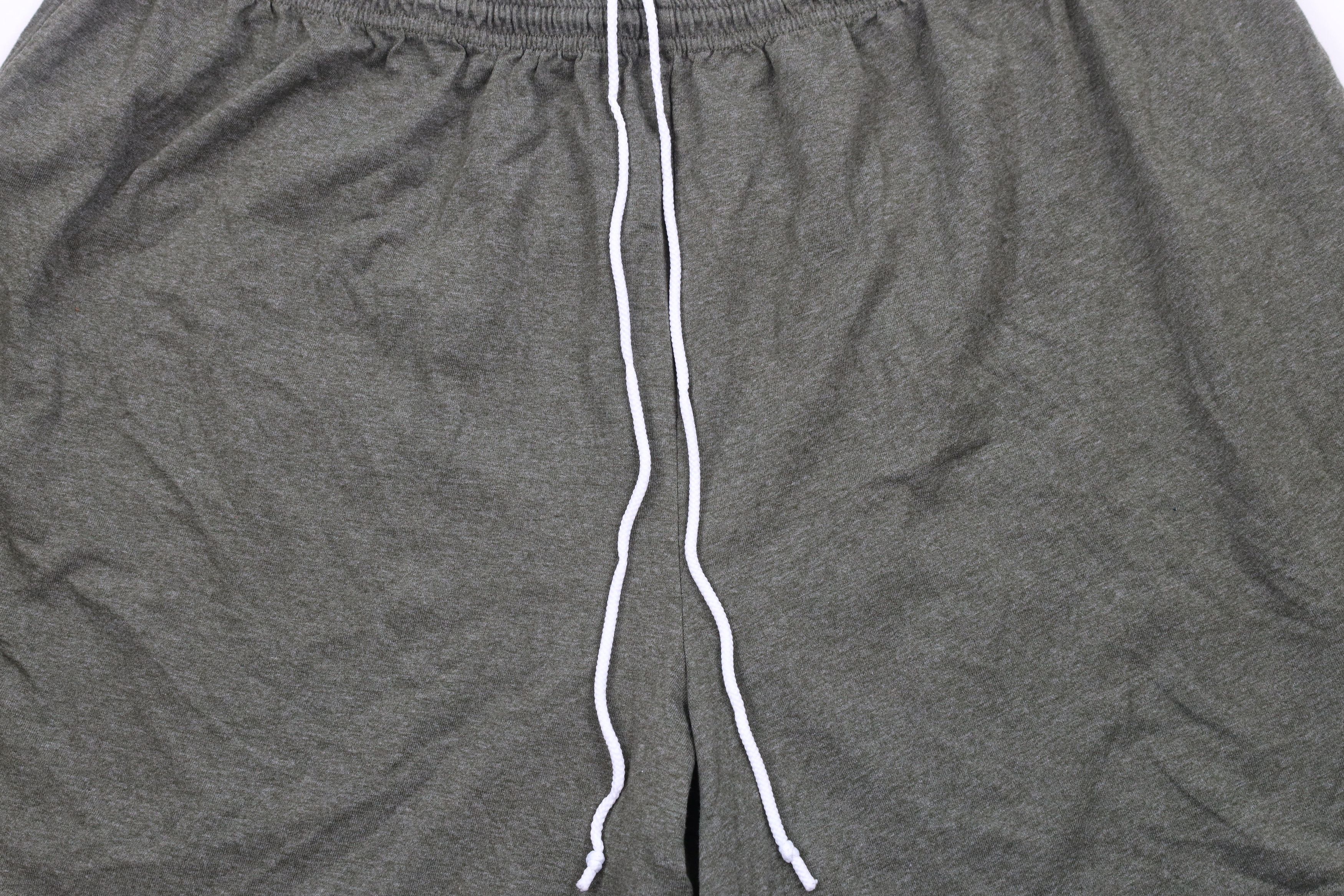 Vintage Vintage 90s Streetwear Blank Above Knee Shorts Heather Green Size US 40 / EU 56 - 3 Thumbnail