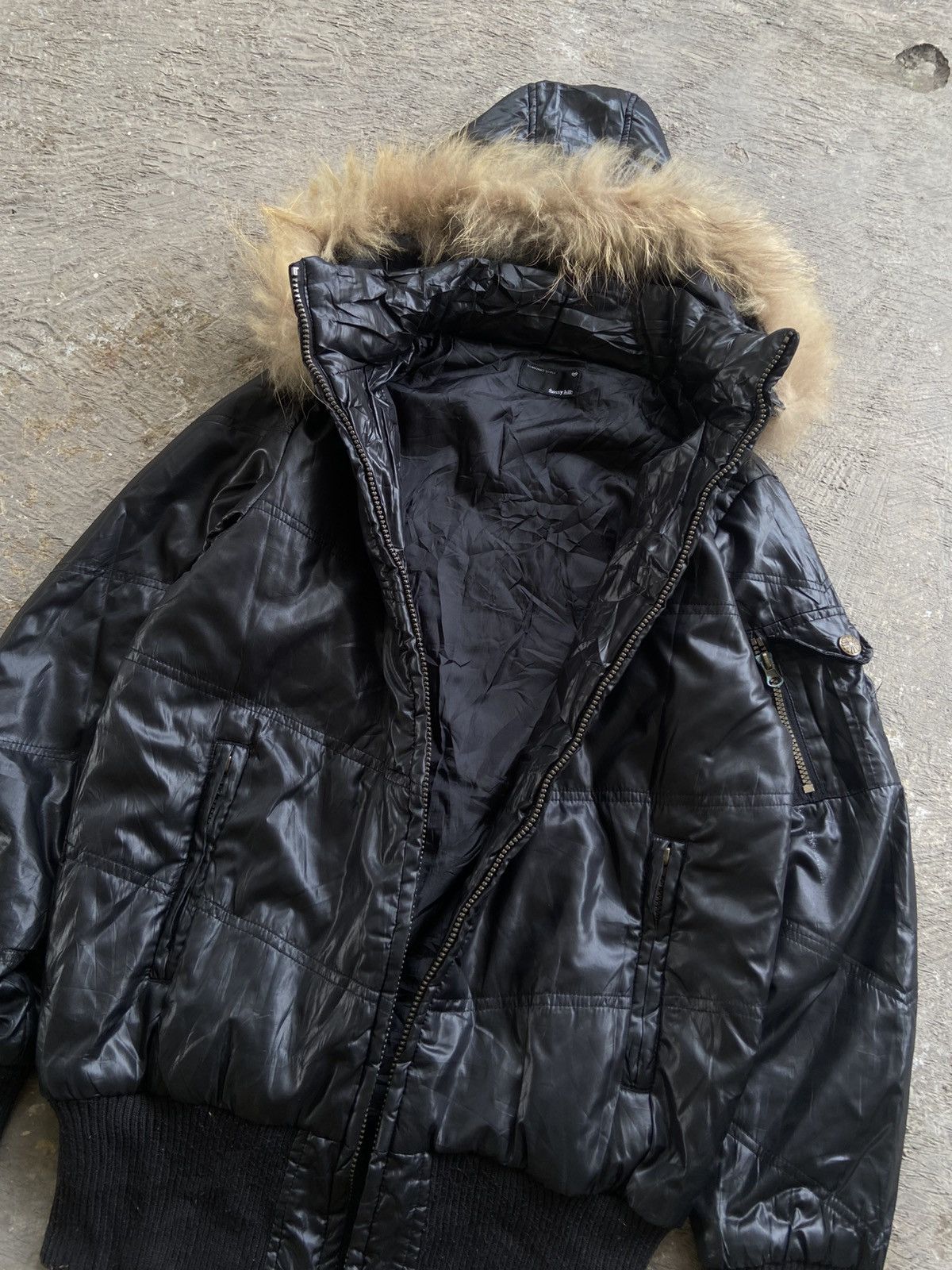 If Six Was Nine 2000s Bossy Hill - Vkei Apocalypse Style Puffer Fur Jacket Size US M / EU 48-50 / 2 - 4 Thumbnail