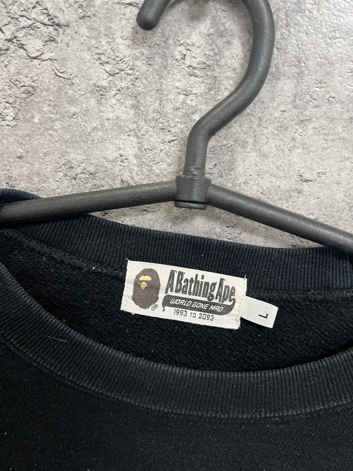 Bape RARE! Big Logo BAPE sweatshirt Size US L / EU 52-54 / 3 - 4 Thumbnail