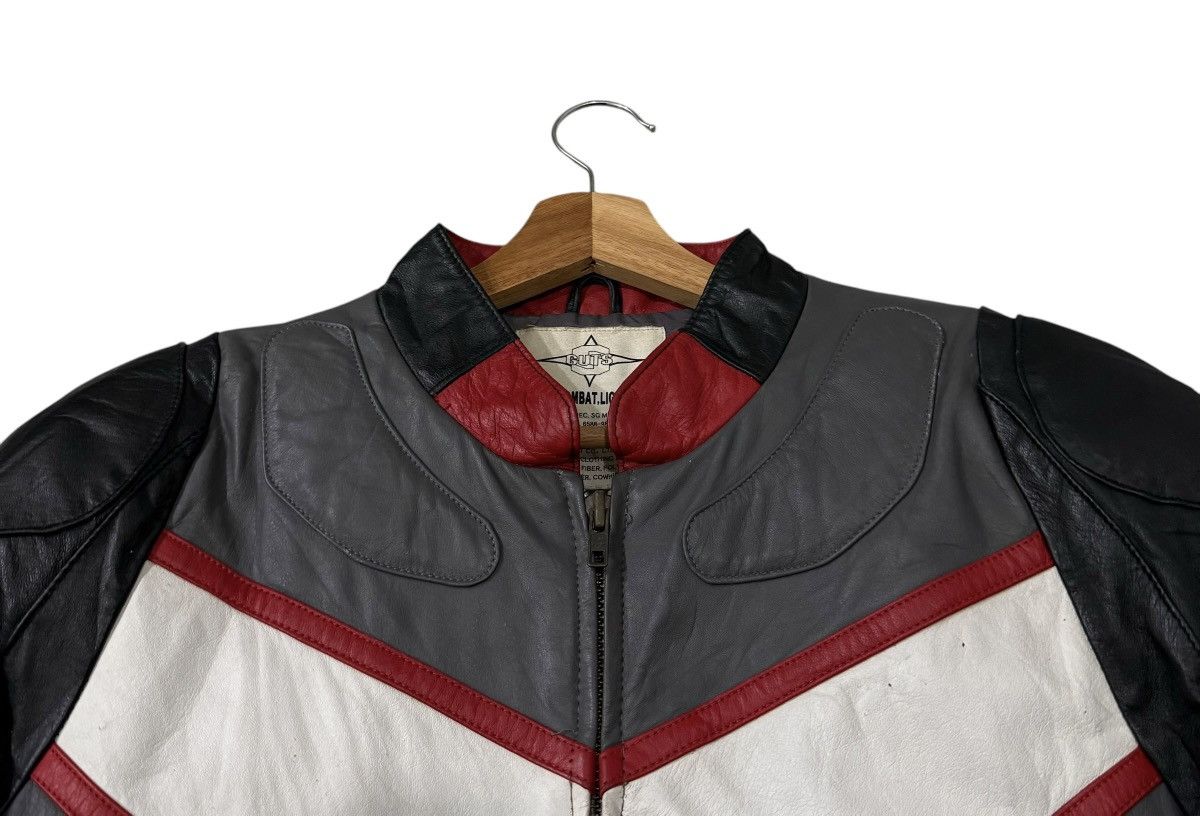Japanese Brand Ultraman Dyna Bandai Type SG03 Combat Cowhide Leather Jacket Size US L / EU 52-54 / 3 - 9 Thumbnail