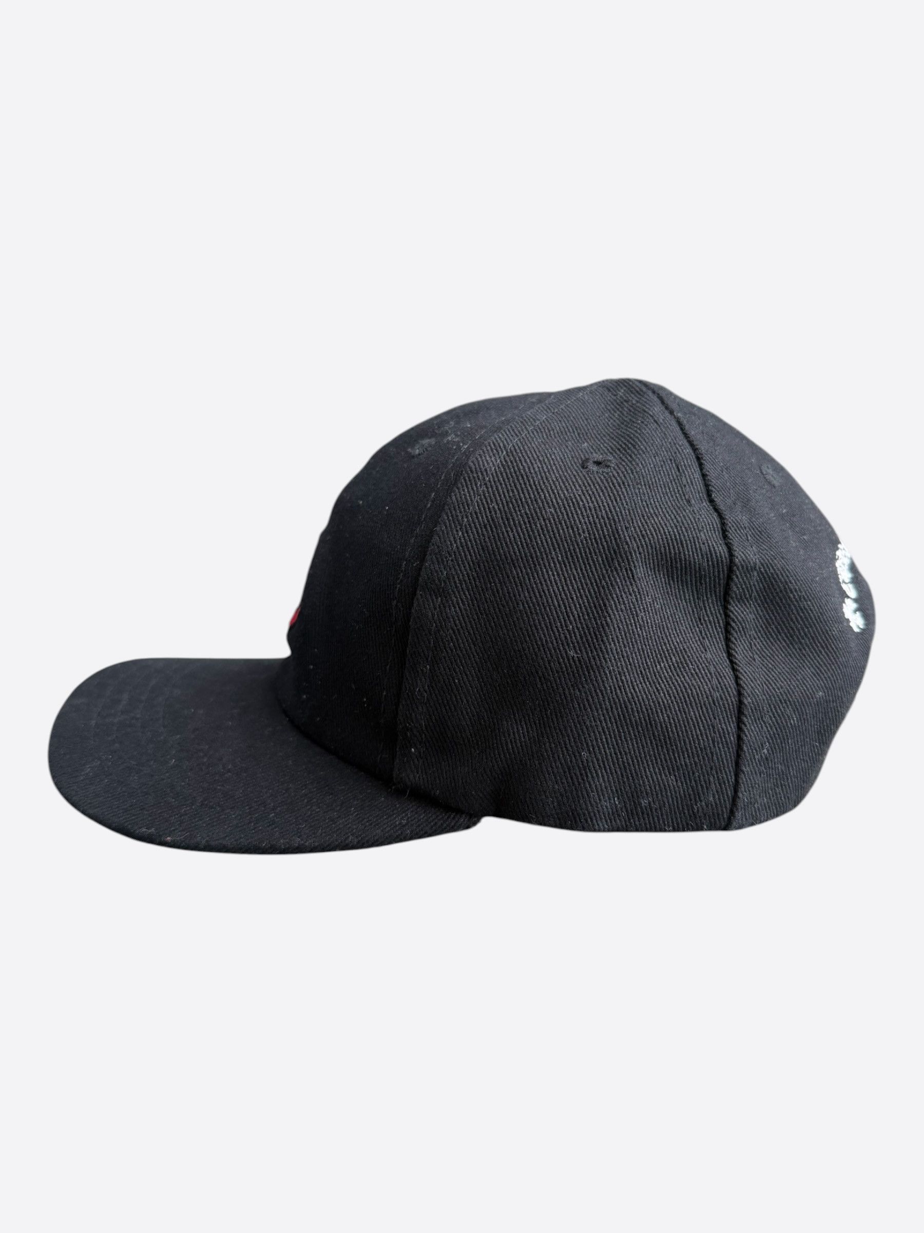 Chrome Hearts Chrome Hearts Matty Boy Black Embroidered Chomper Hat Size ONE SIZE - 4 Thumbnail