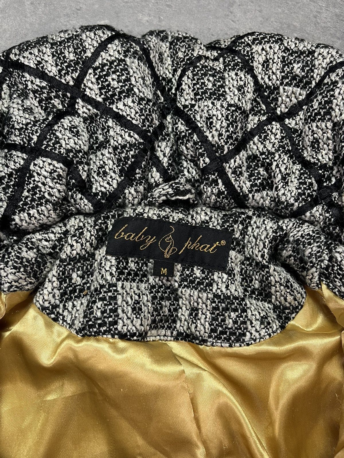 Japanese Brand 00s Baby Phat Y2K High Collar Short Cropped Bomber Jacket M Size M / US 6-8 / IT 42-44 - 8 Thumbnail