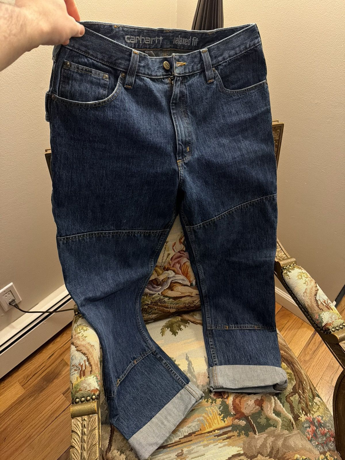 Carhartt Carhartt relaxed fit worker pants hard denim Size US 34 / EU 50 - 1 Thumbnail