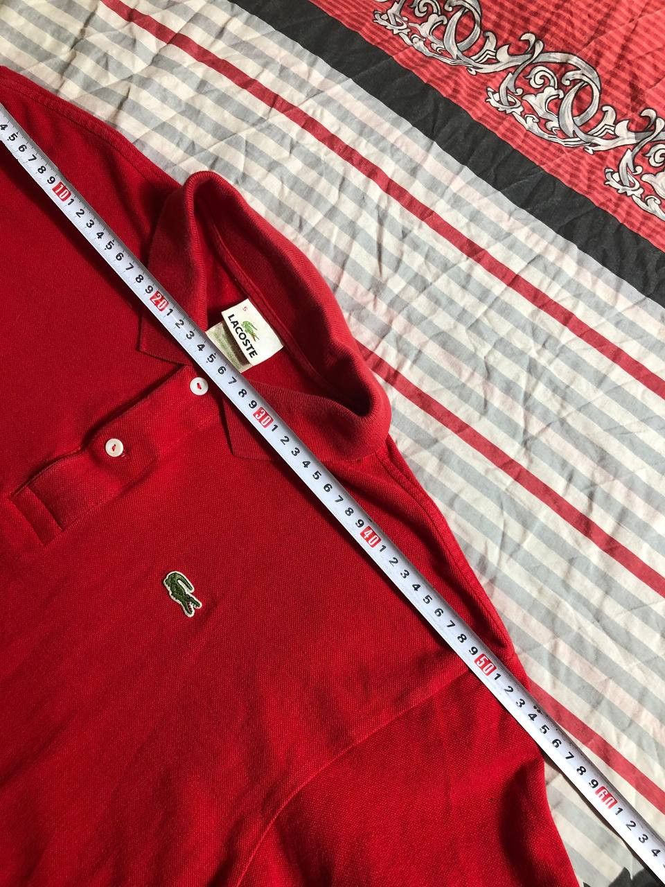 Lacoste × Vintage Lacoste vintage luxury streetwear v-neck tee Size US L / EU 52-54 / 3 - 4 Thumbnail