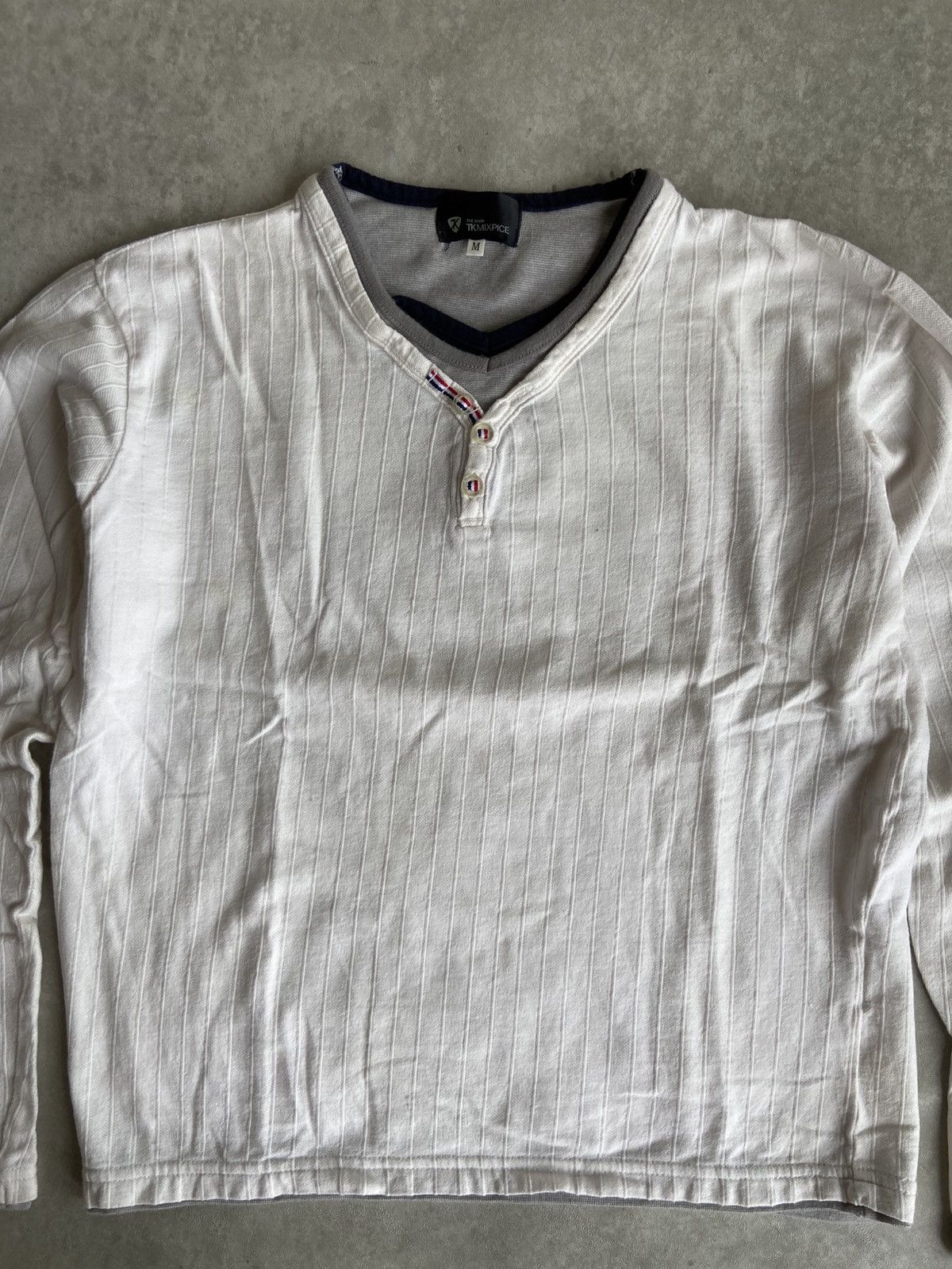 Designer × If Six Was Nine × Takeo Kikuchi Vintage TAKEO KIKUCHI JAPAN Double Layer Longsleeve Size US M / EU 48-50 / 2 - 2 Thumbnail
