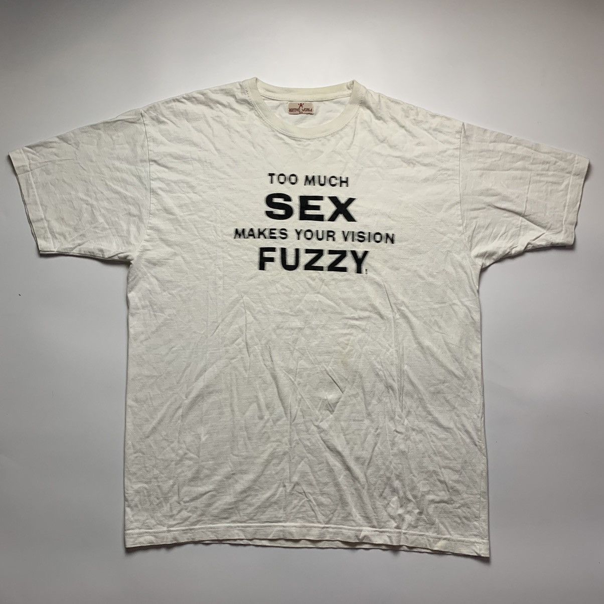 Other 90s / Too much sex makes your vision fuzzy vintage tee Size US XL / EU 56 / 4 - 1 Thumbnail
