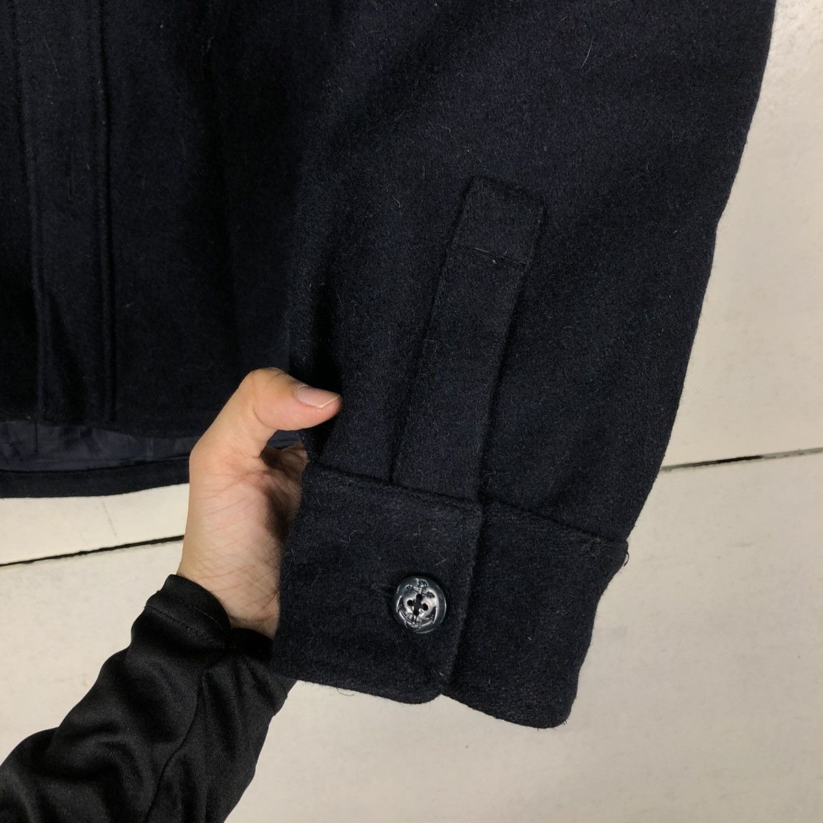 Japanese Brand 🔥VINTAGE BIKER WOOL JACKET BLUE PAINT UNION MADE JAPAN Size US L / EU 52-54 / 3 - 15 Thumbnail