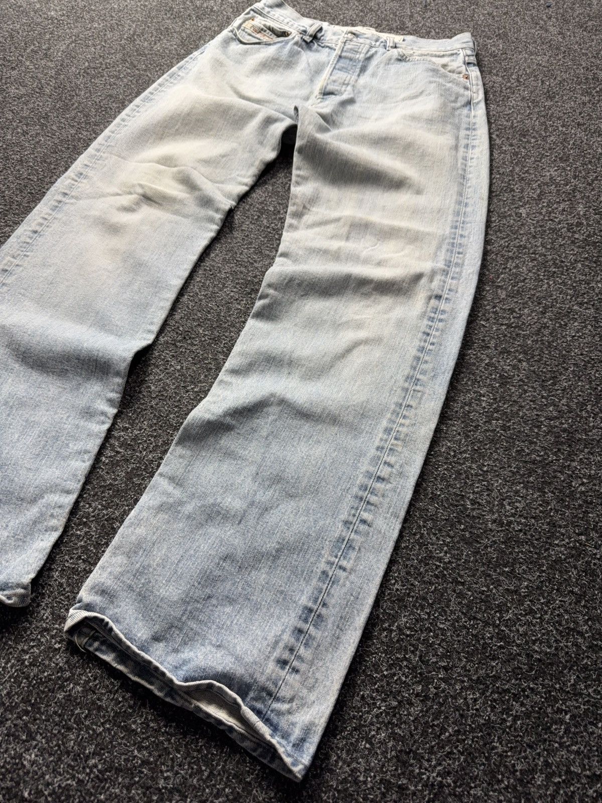 Diesel Vintage Retro Diesel Industry Jeans Made in Italy Light Wash Size US 31 - 4 Thumbnail