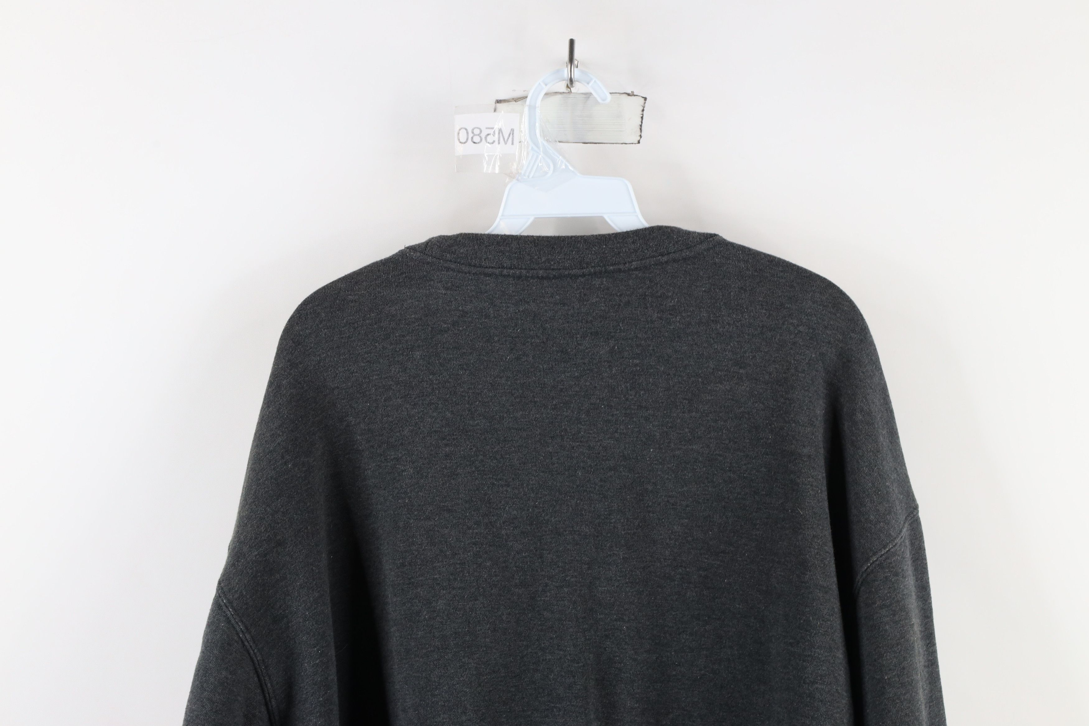 Vintage Vintage 90s Streetwear Blank Crewneck Sweatshirt Gray Size US XL / EU 56 / 4 - 13 Thumbnail