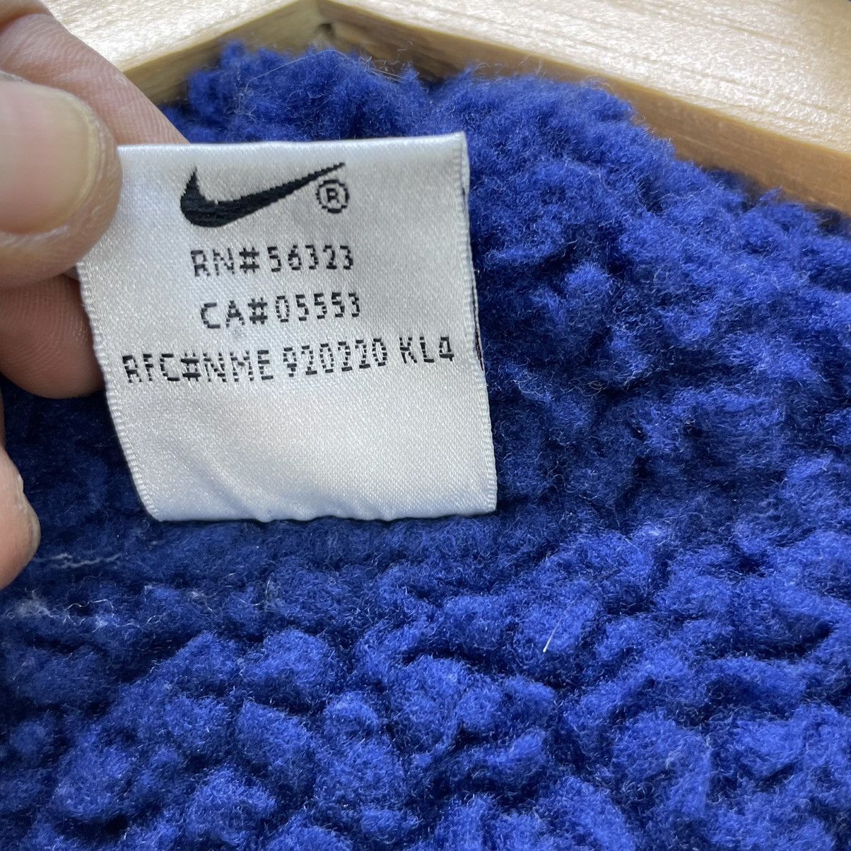 Nike 🔥 Vintage Nike Big Swoosh Sherpa Parka Jacket Size US L / EU 52-54 / 3 - 11 Thumbnail