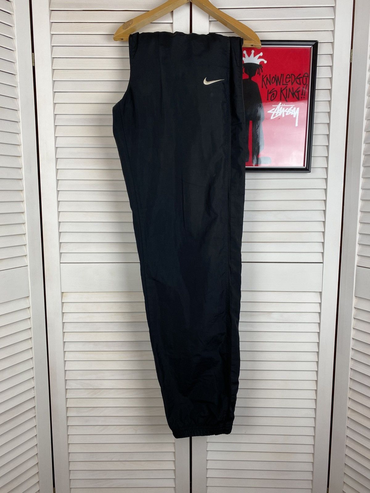 Nike Vintage 00s Sweatpants Nike Track Pants Baggy Gorpcore Size US 34 / EU 50 - 2 Thumbnail
