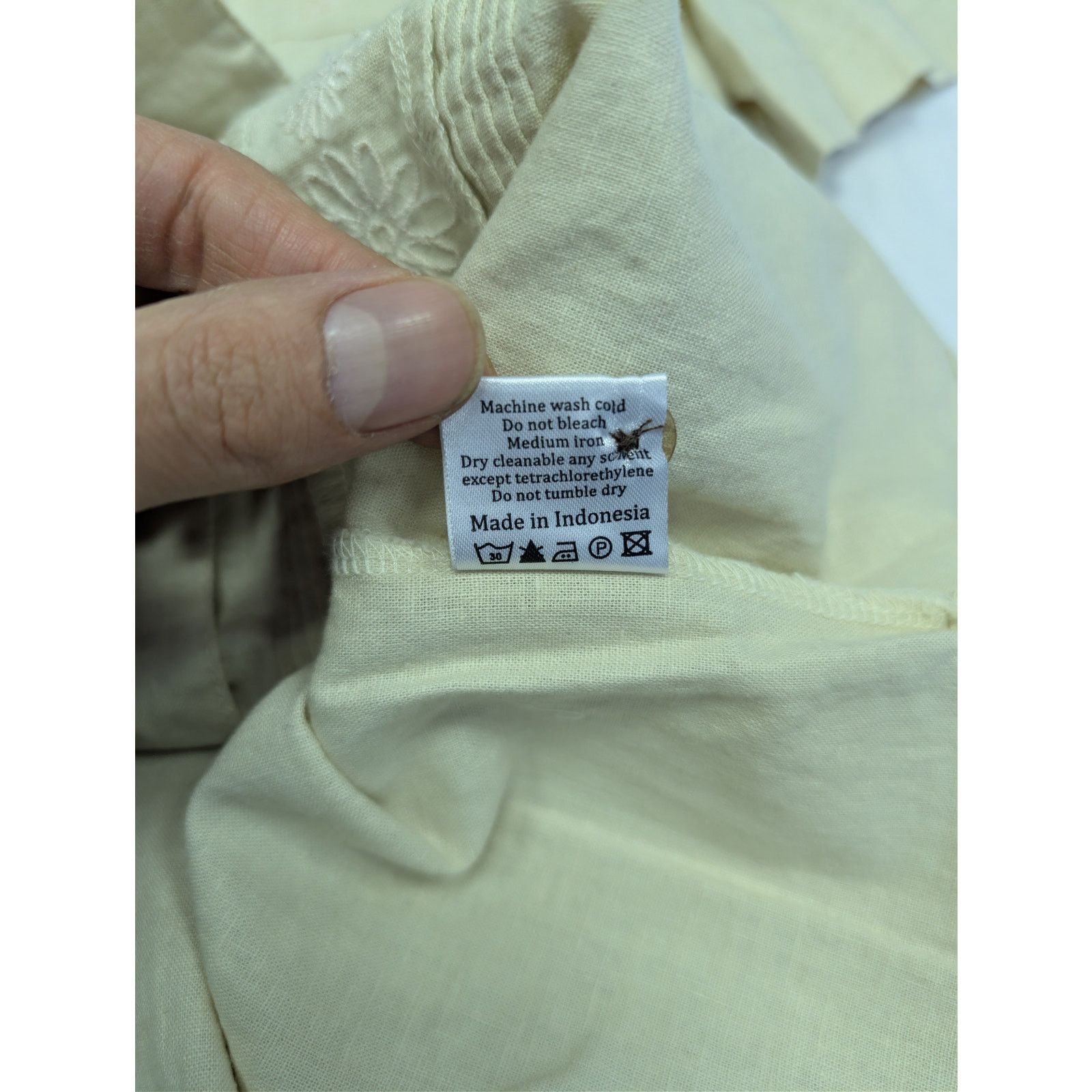Other o1rshd1 CC20 Dandy Del Mar Brisa Linen Shirt Vintage Ivory Size US M / EU 48-50 / 2 - 17 Thumbnail
