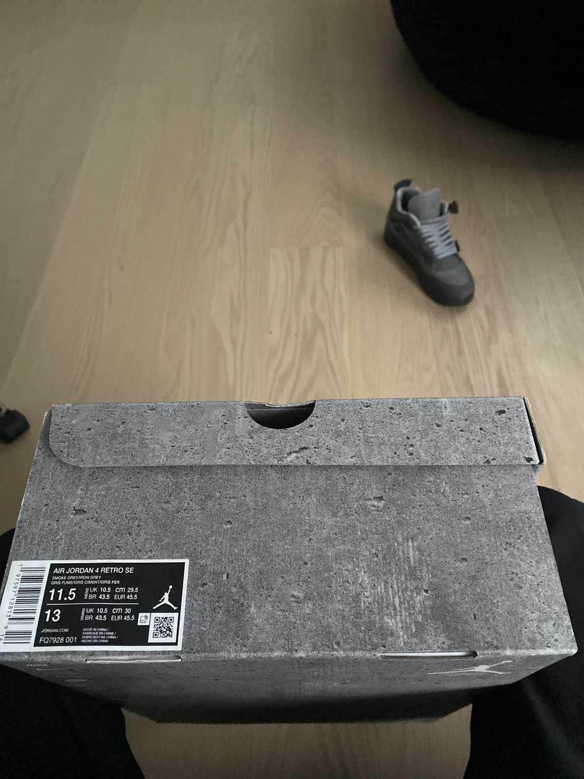 Jordan Brand Jordan 4, wet cement Size US 11.5 / EU 44-45 - 6 Thumbnail