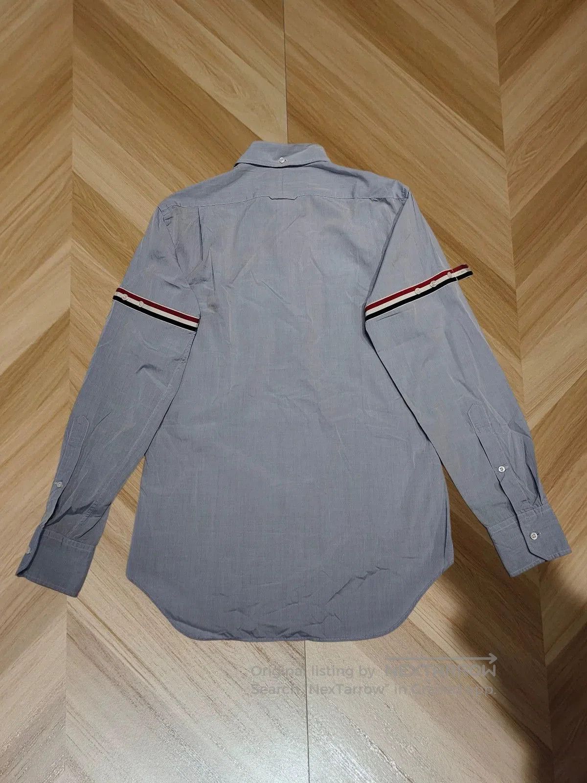 Thom Browne Thom Browne Striped Long Sleeve Shirt, Size 2. Size US M / EU 48-50 / 2 - 2 Thumbnail